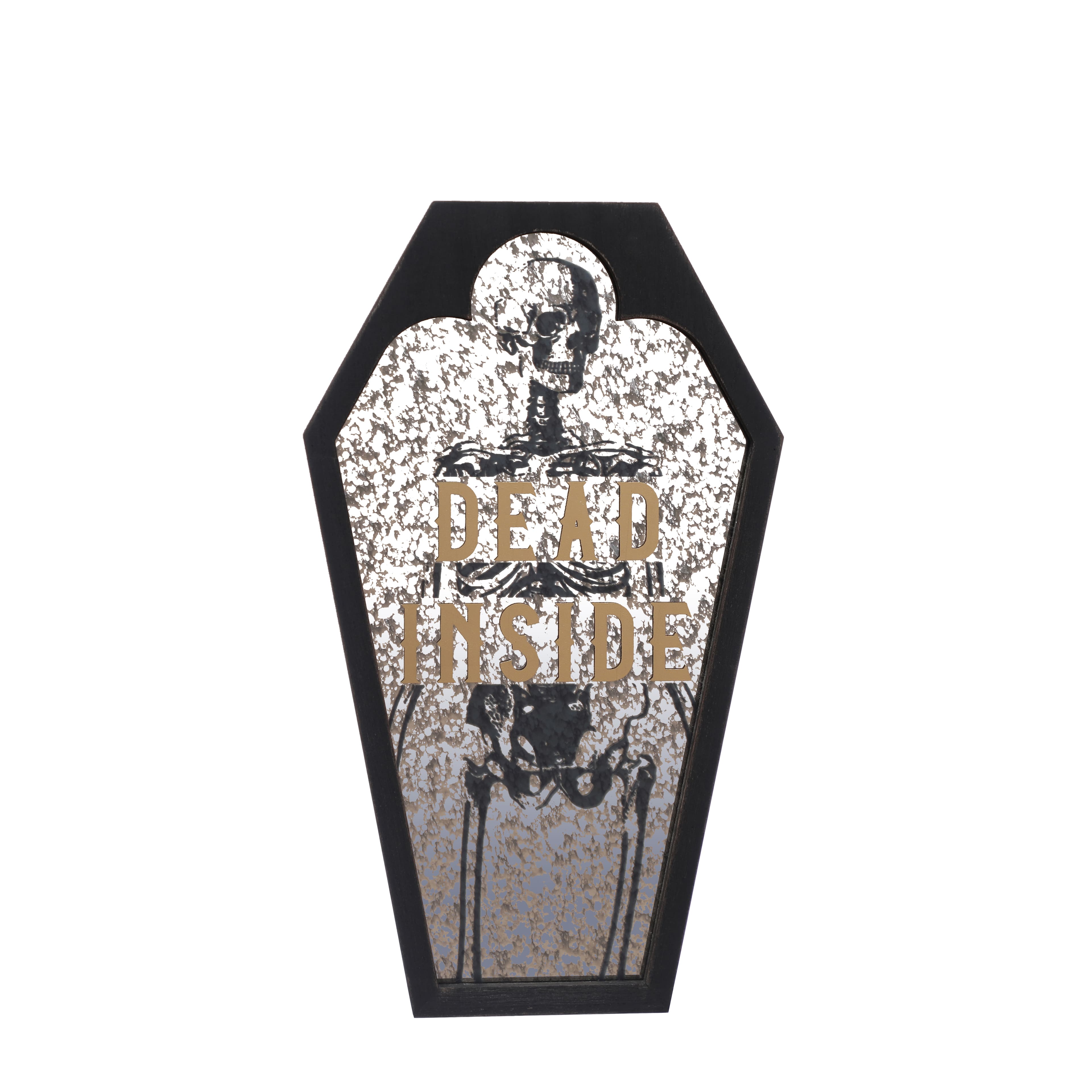 15.75&#x22; Dead Inside Coffin Wall D&#xE9;cor by Ashland&#xAE;