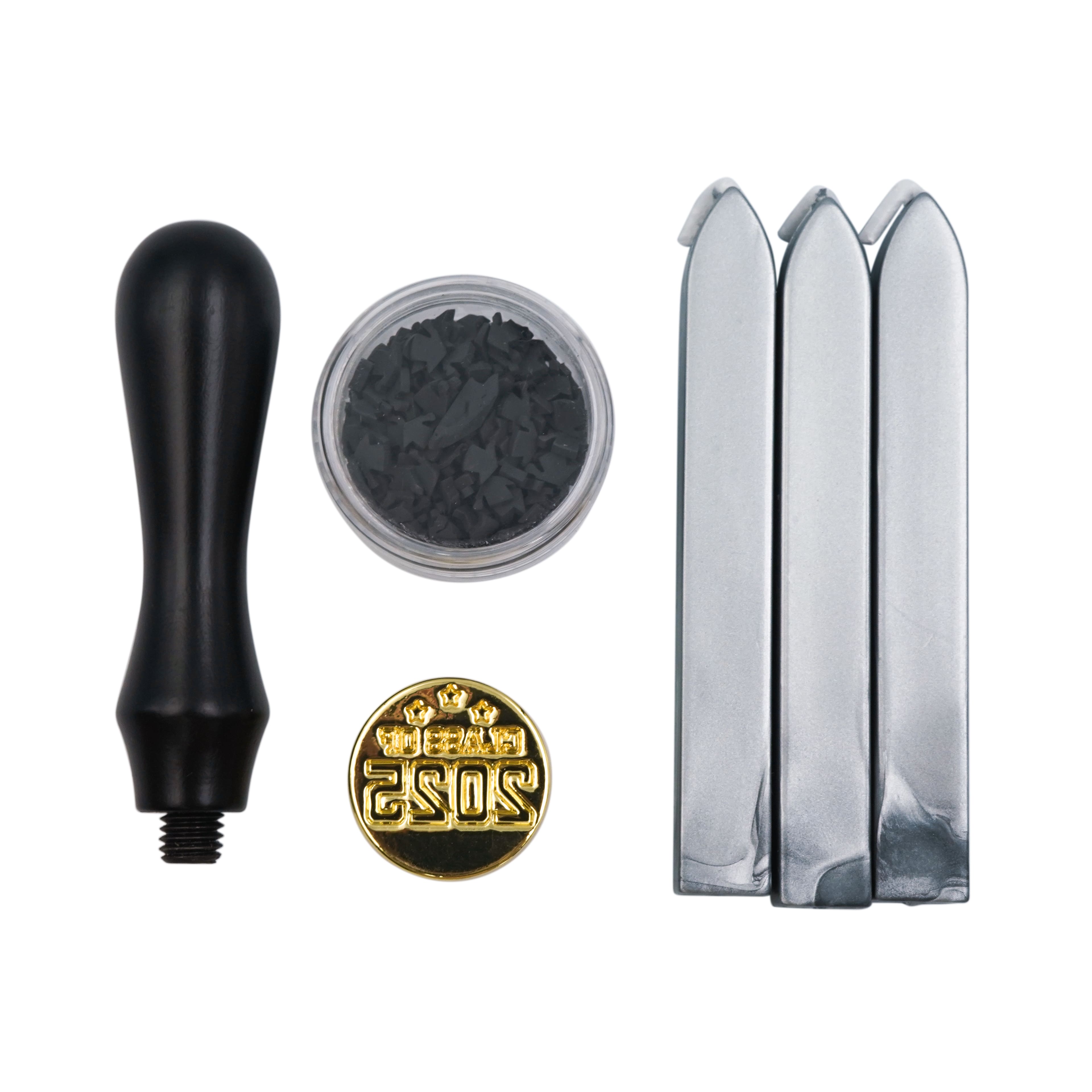 Silver 2025 Graduation Envelope Sealing Wax Stamp Kit by Recollections&#x2122;