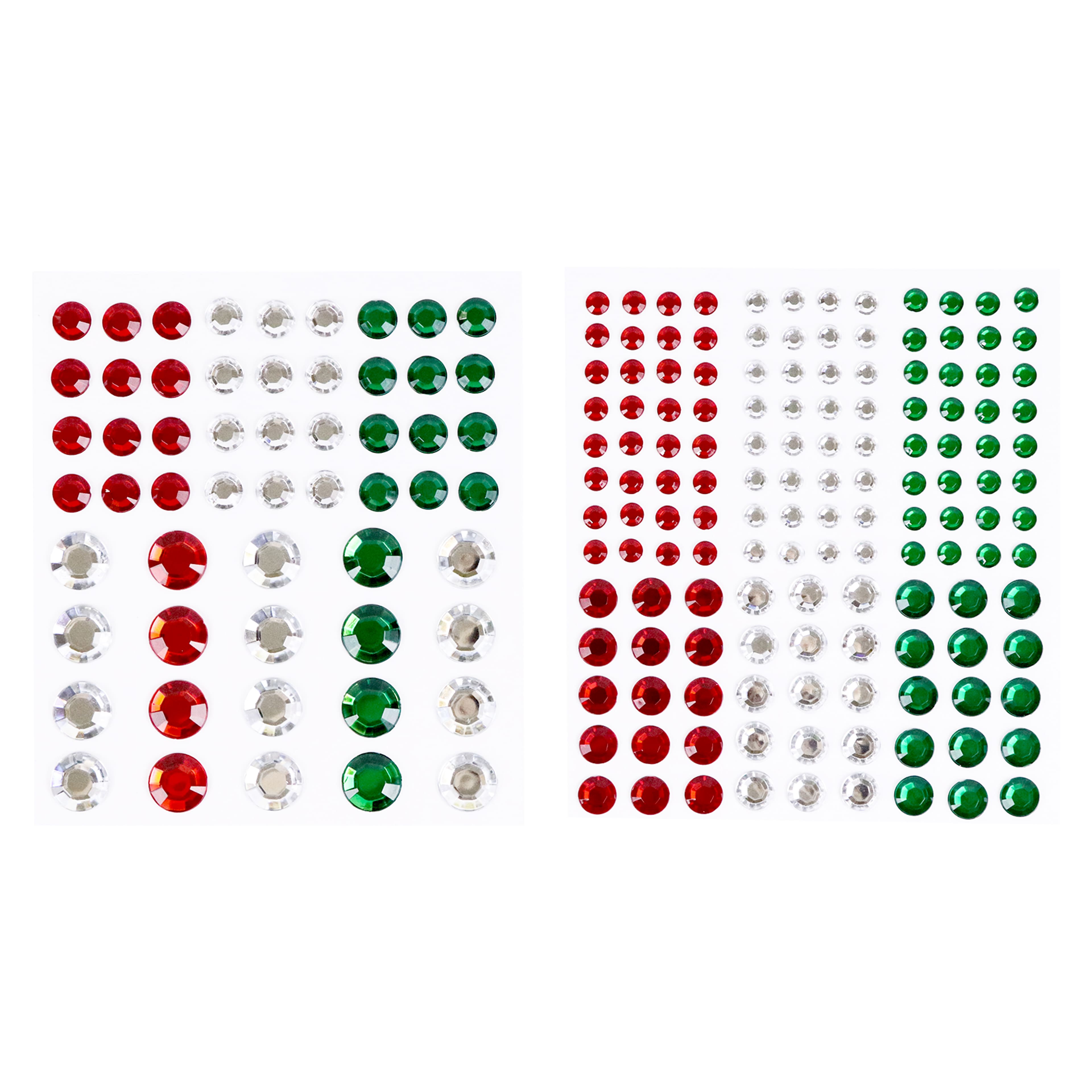 Red, White &#x26; Green Bling Stickers by Recollections&#x2122;