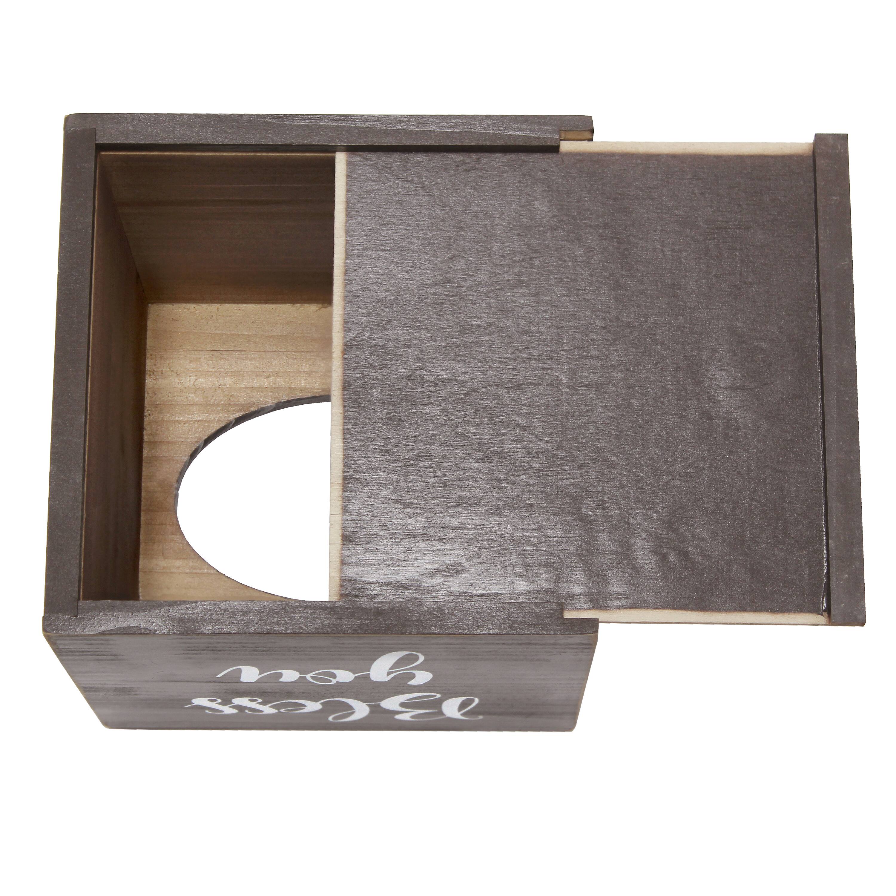 Elegant Designs Bless You Tissue Box Cover