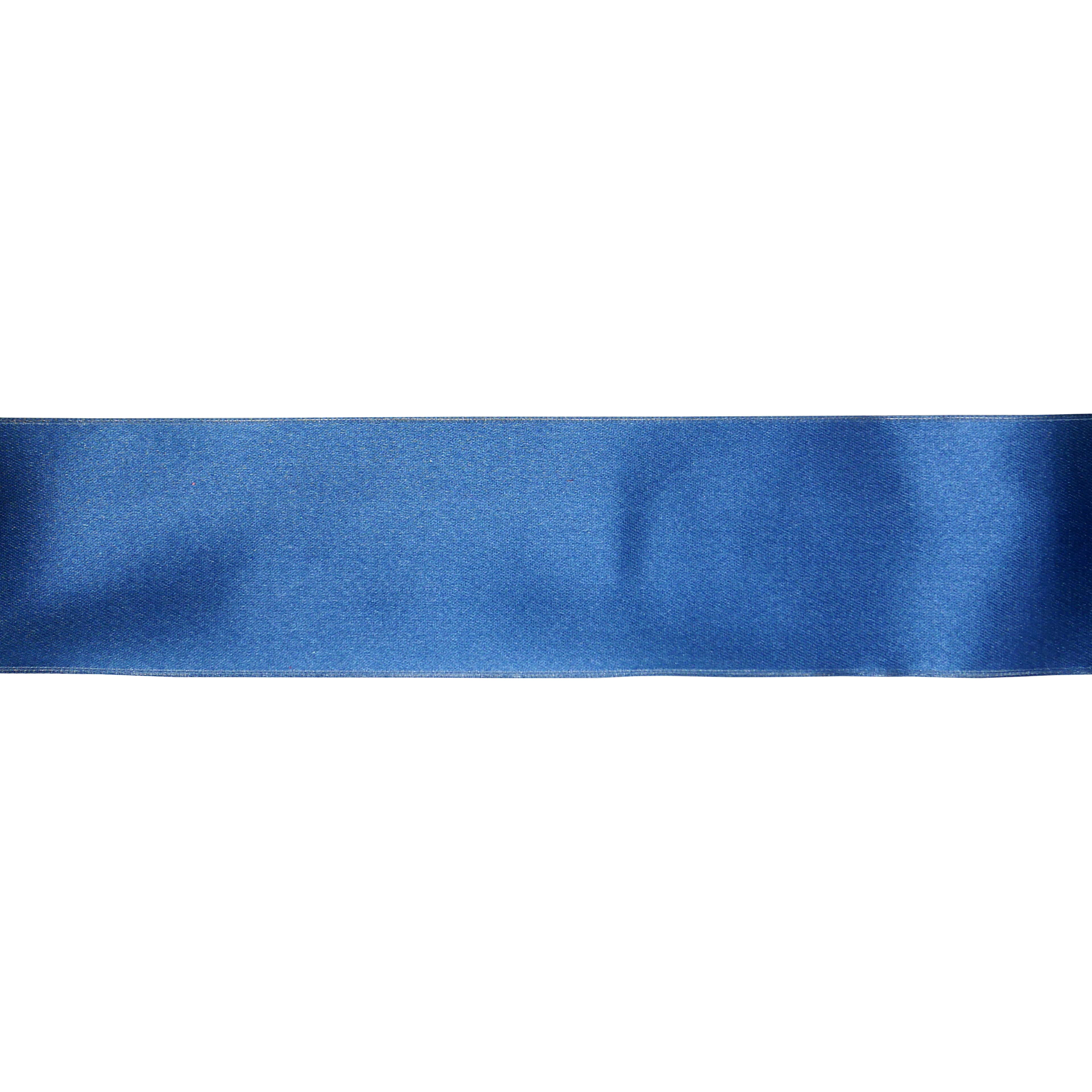 2.5&#x22; x 20ft. Navy Wired Satin Ribbon by Celebrate It&#xAE;