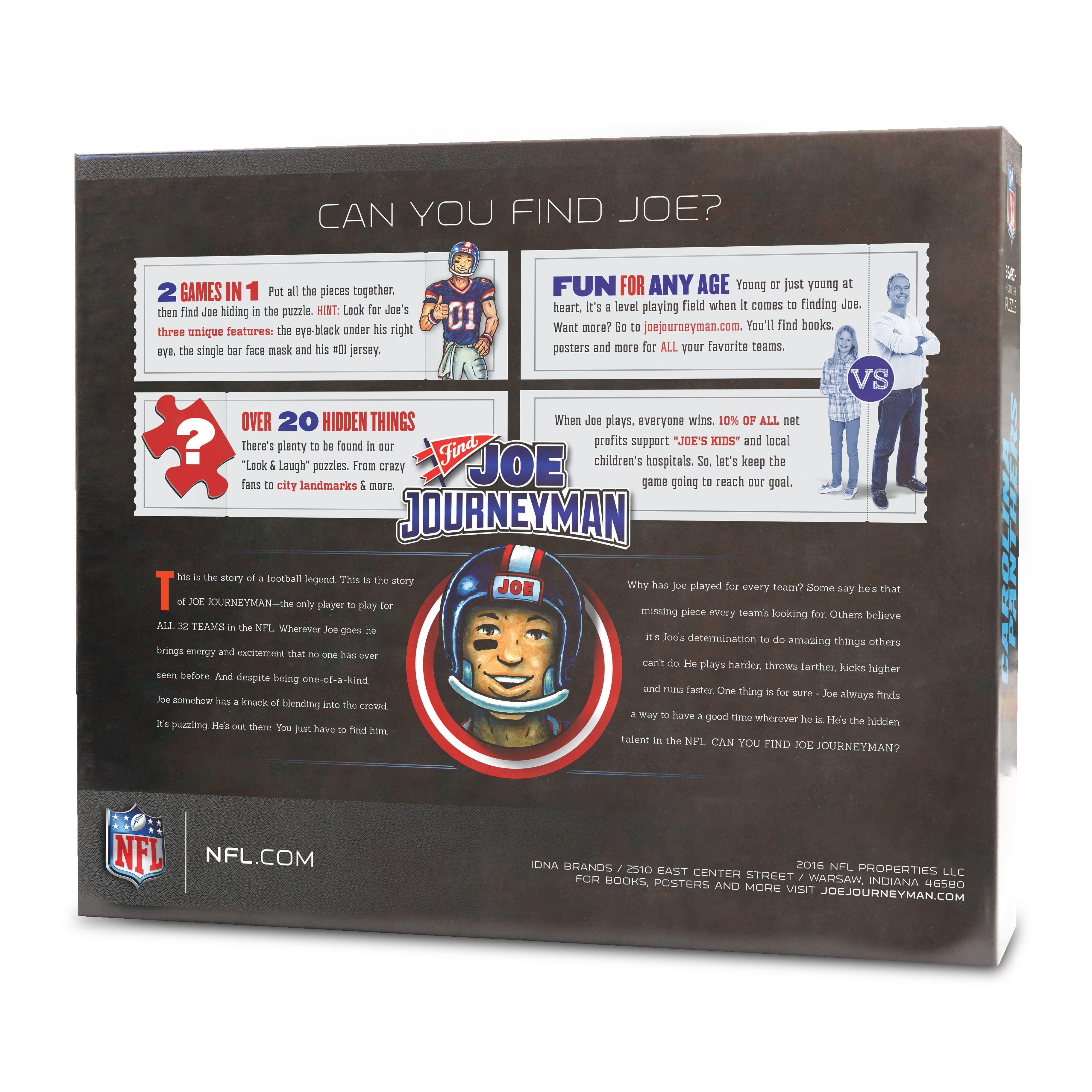 Joe Journeyman NFL 500 Piece Jigsaw Puzzle