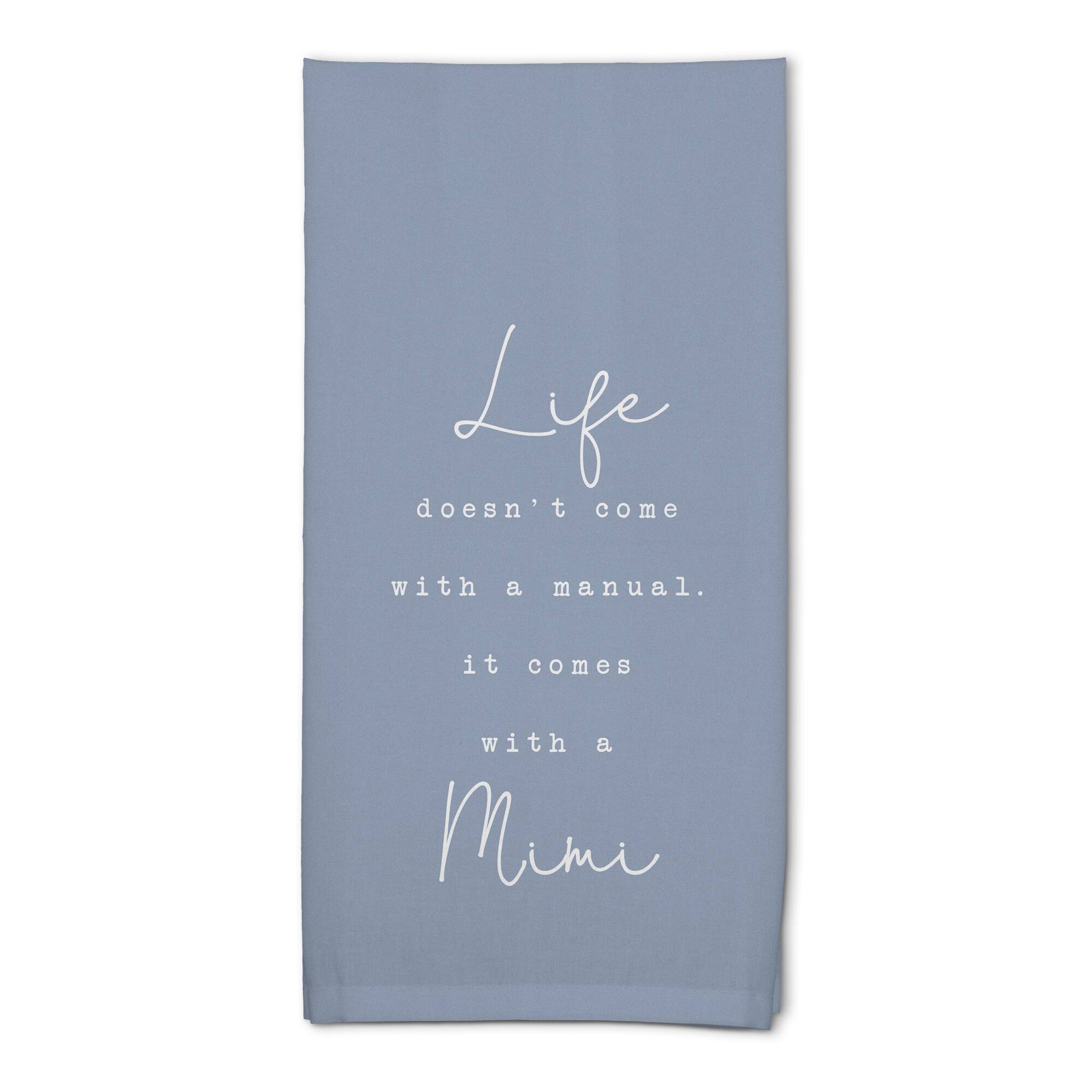 Life Comes with a Mimi Cotton Twill Tea Towel Set