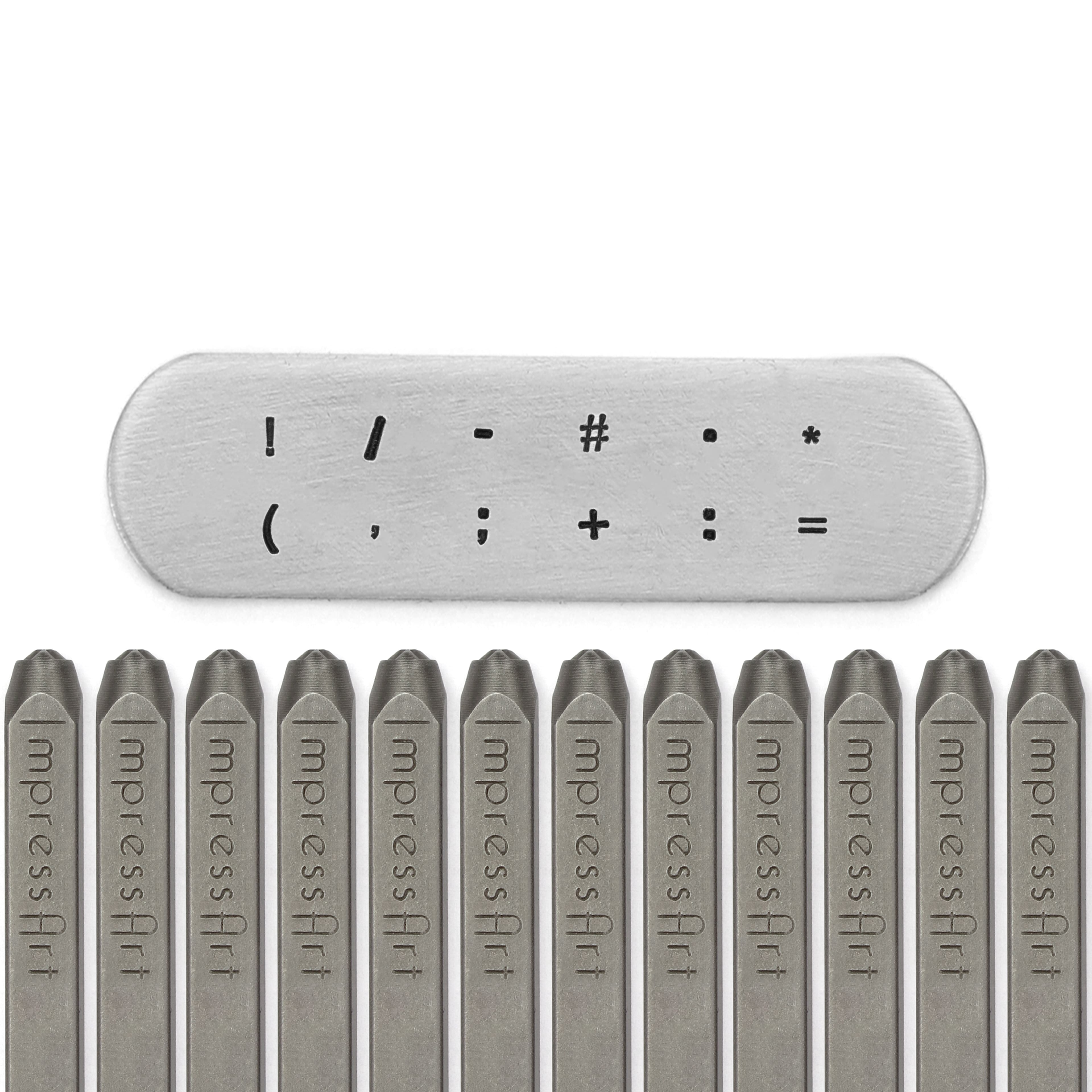 ImpressArt® 3mm Punctuation Metal Stamps Pack