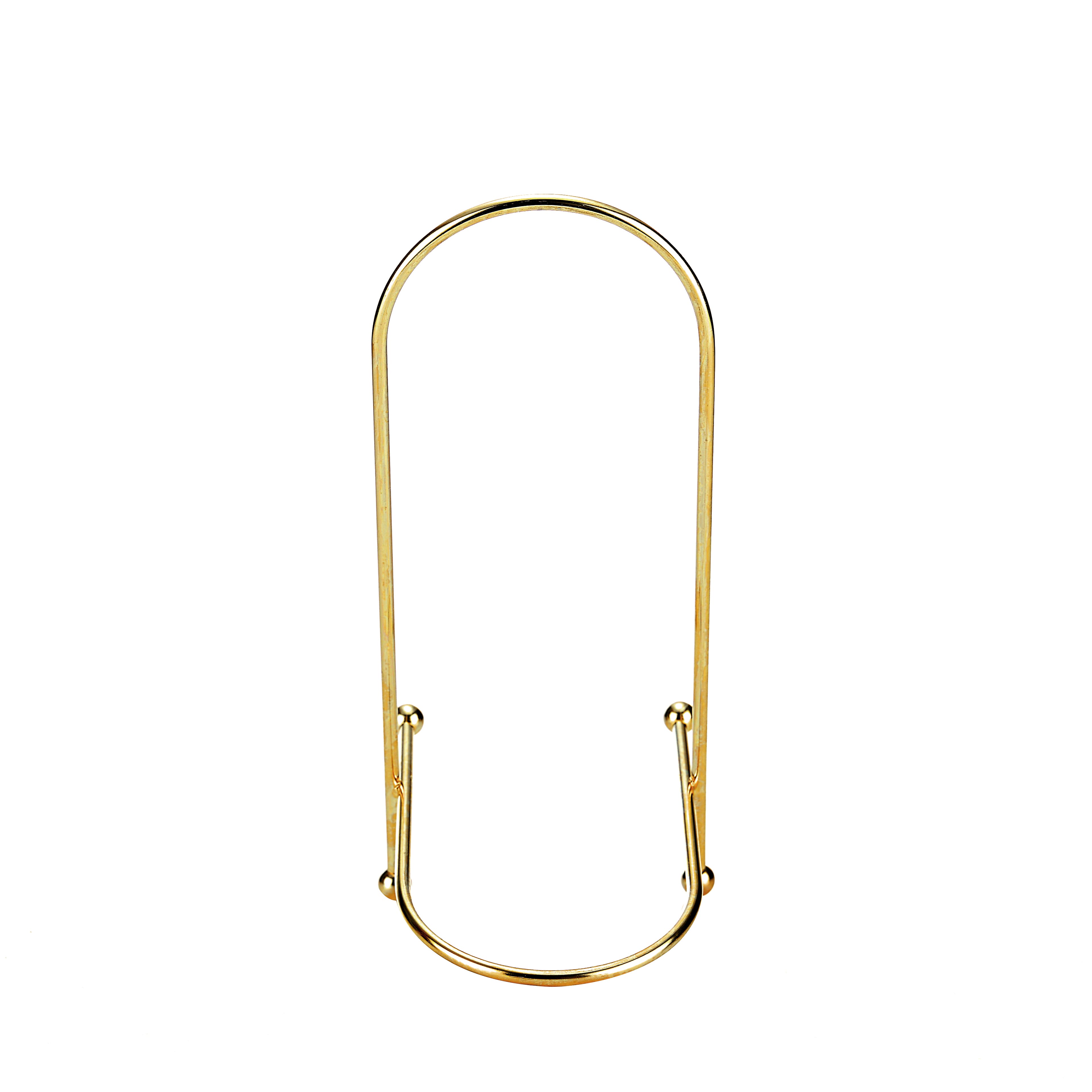 6 Pack: 9" Golden Curved Wire Photo Easel by Studio Décor®