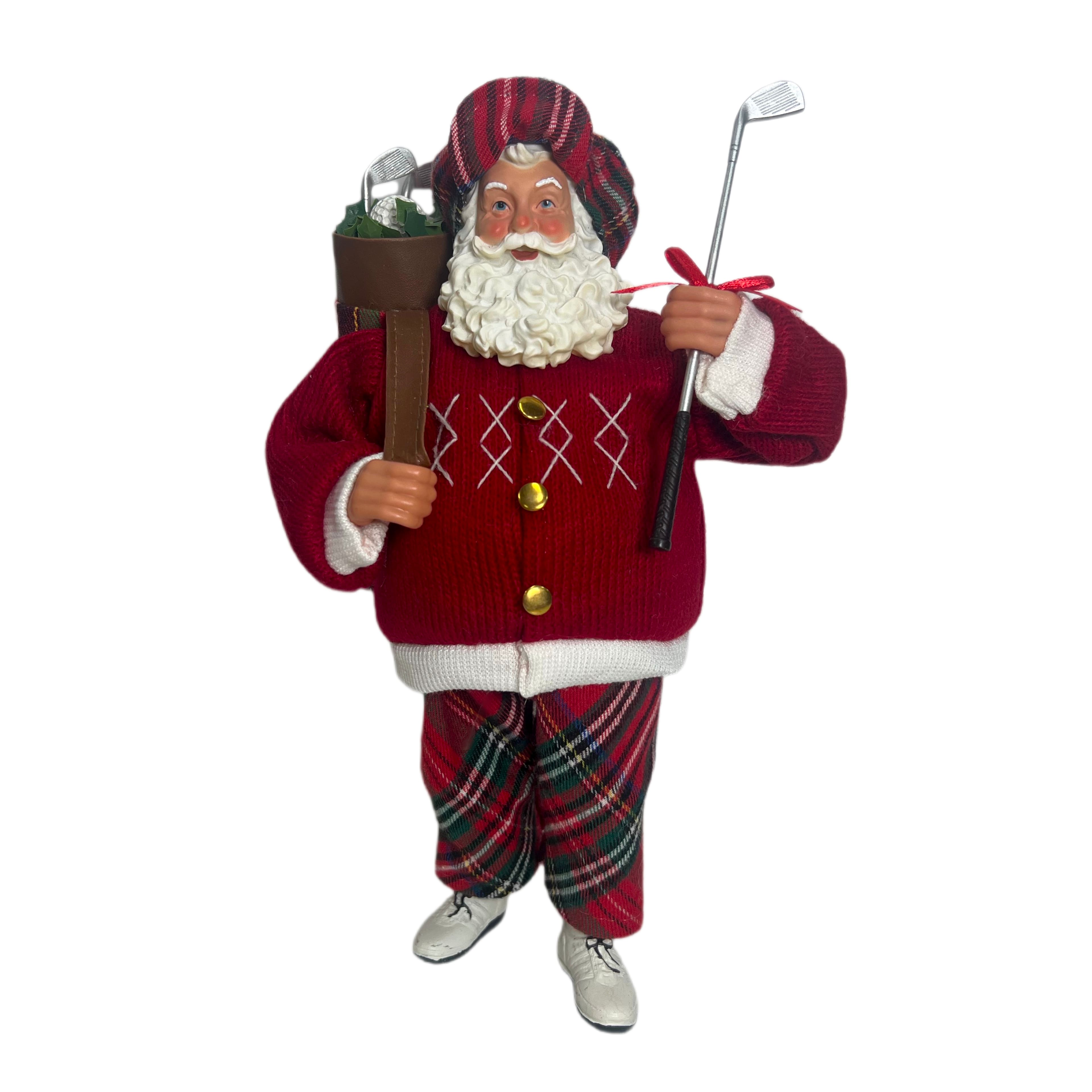 10.5&#x22; Golfing Santa by Ashland&#xAE;