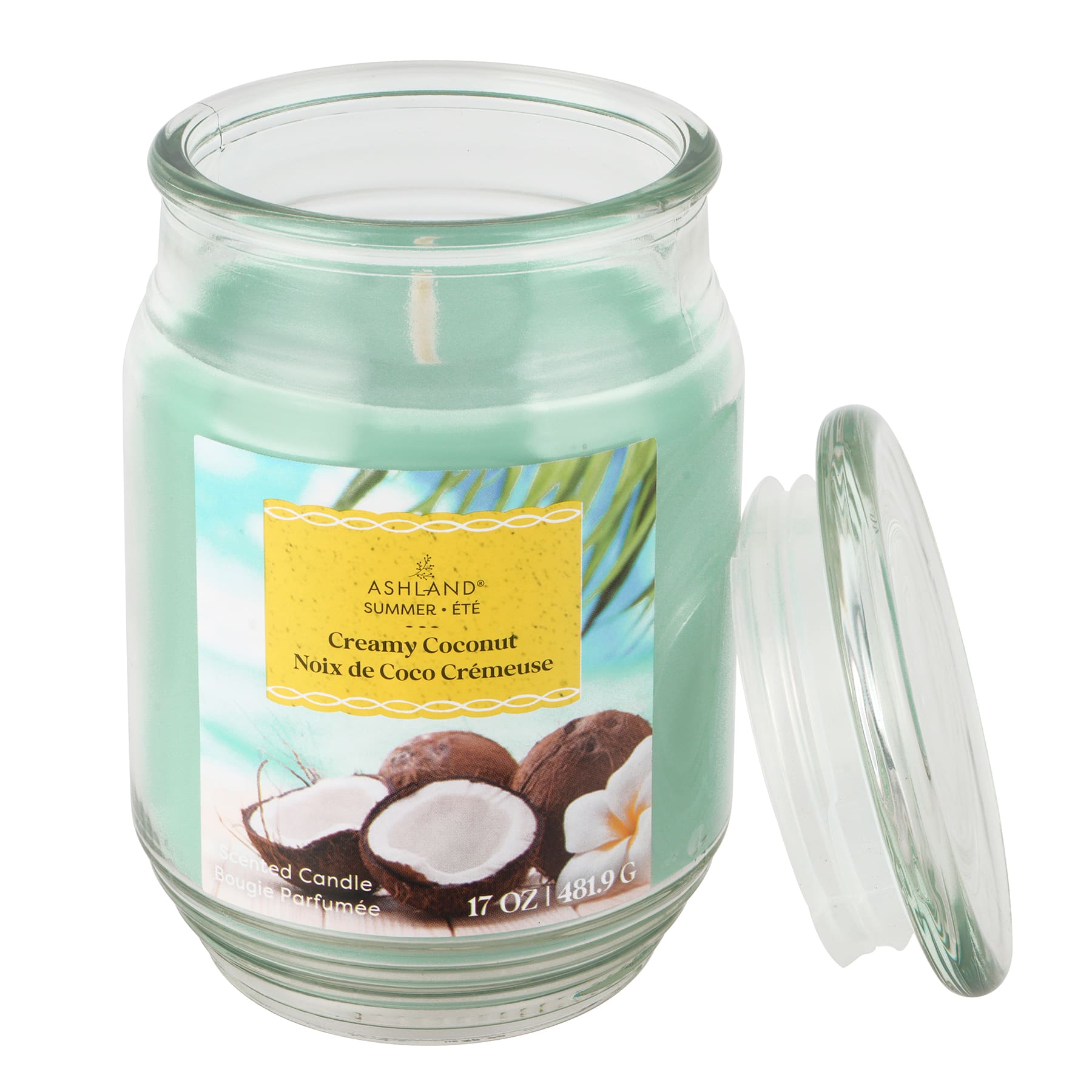 17oz. Creamy Coconut Scented Candle by Ashland&#xAE;