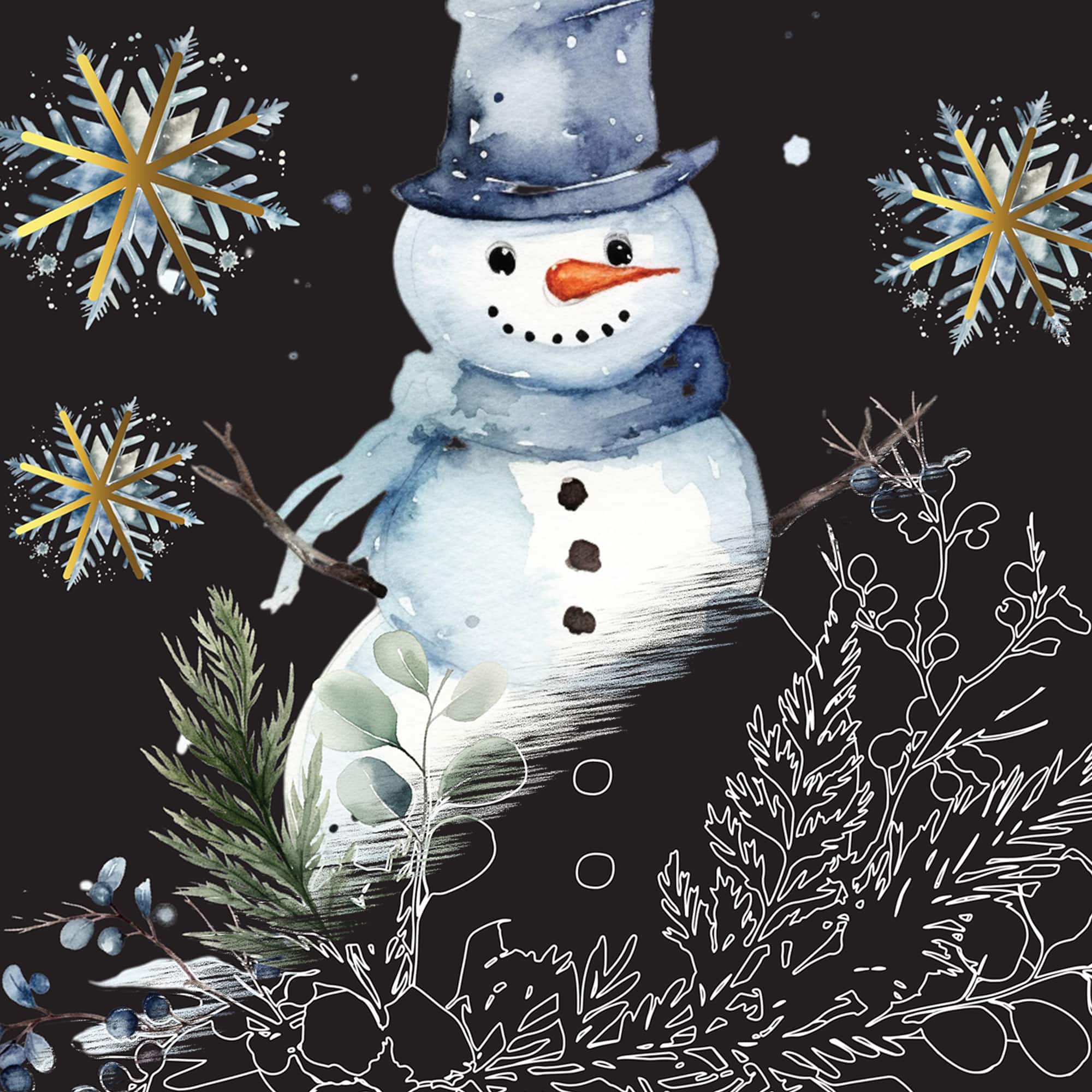 Brea Reese™ 9" x 12" Winter Wonderland Scratch Art Paper Pad