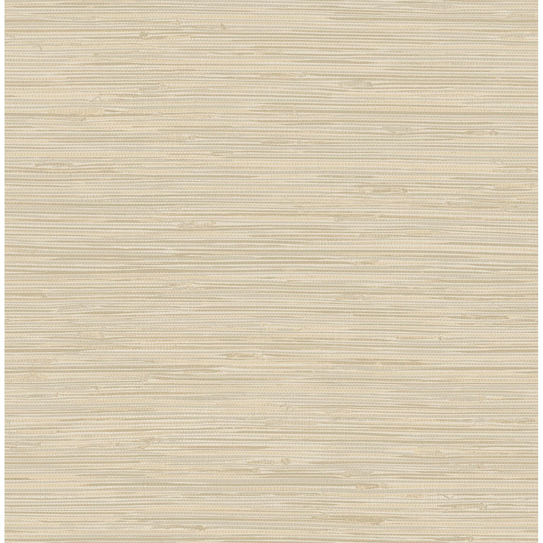 NuWallpaper Cream Tibetan Grasscloth Peel & Stick Wallpaper