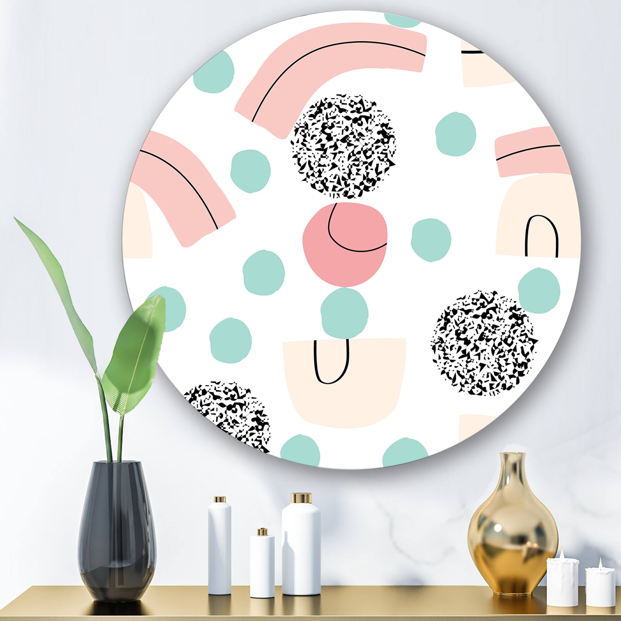 Designart - Organic and Elements In Pastel Tones