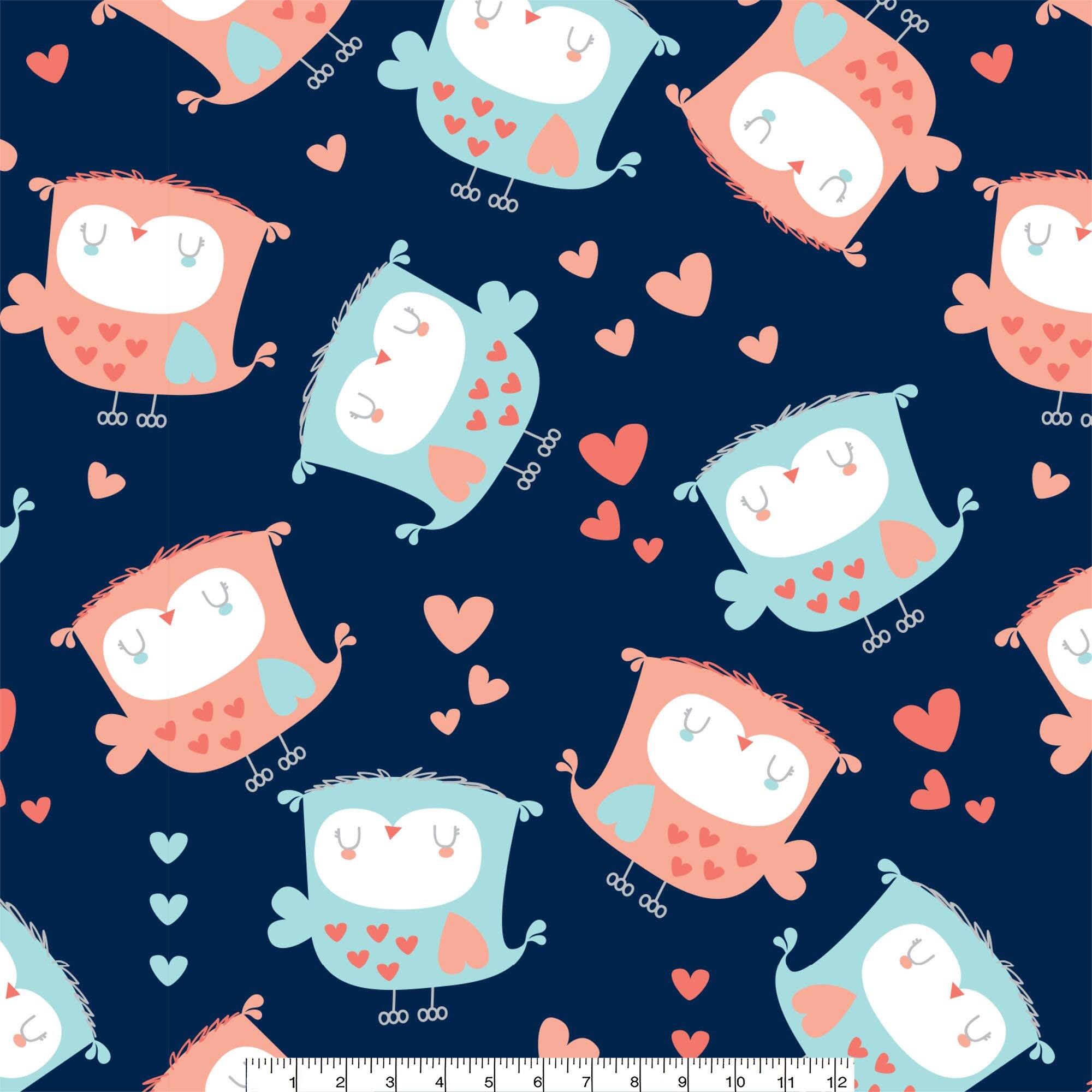 Camelot Fabrics Owl Fleece Precut Set