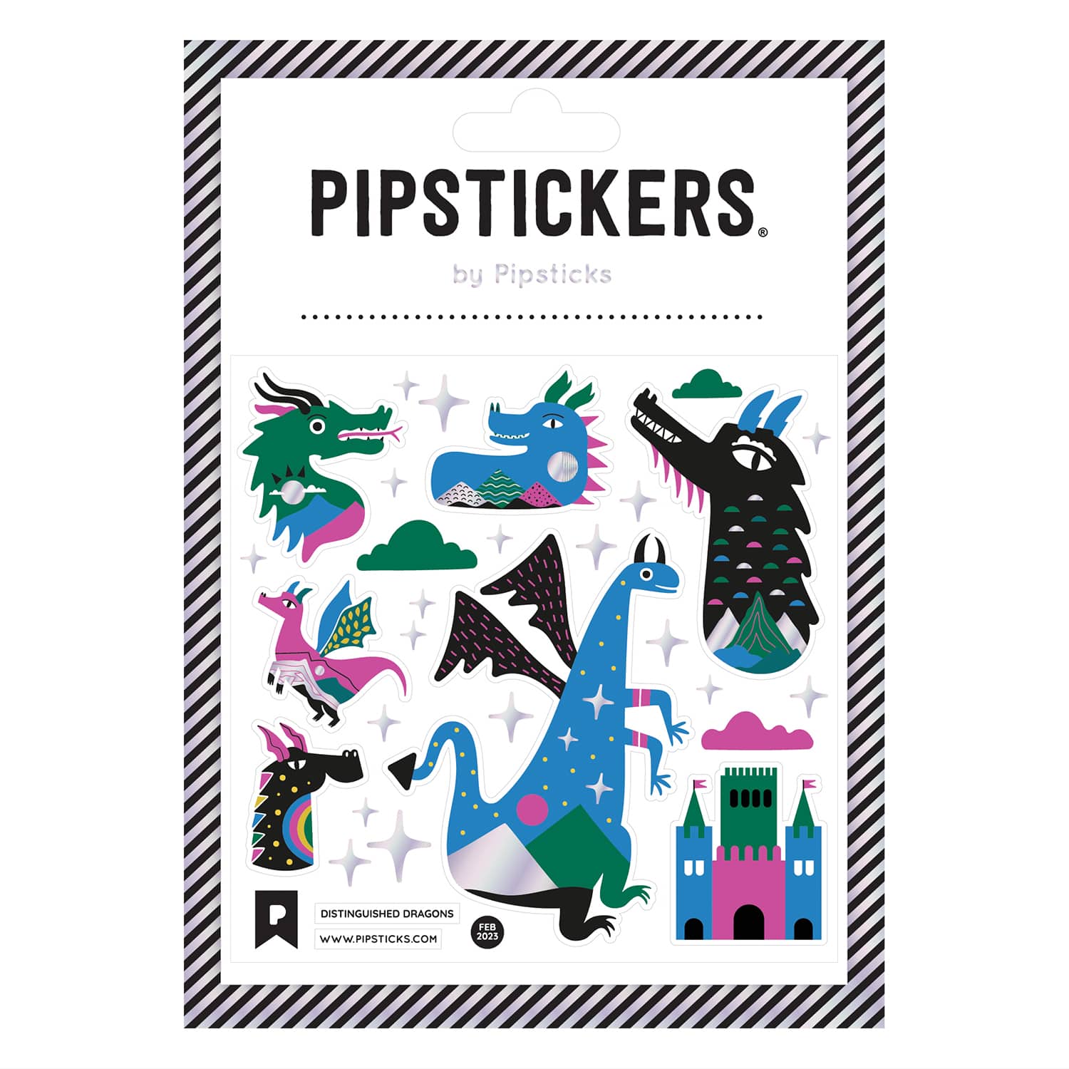 Pipstickers&#xAE; Distinguished Dragons Stickers