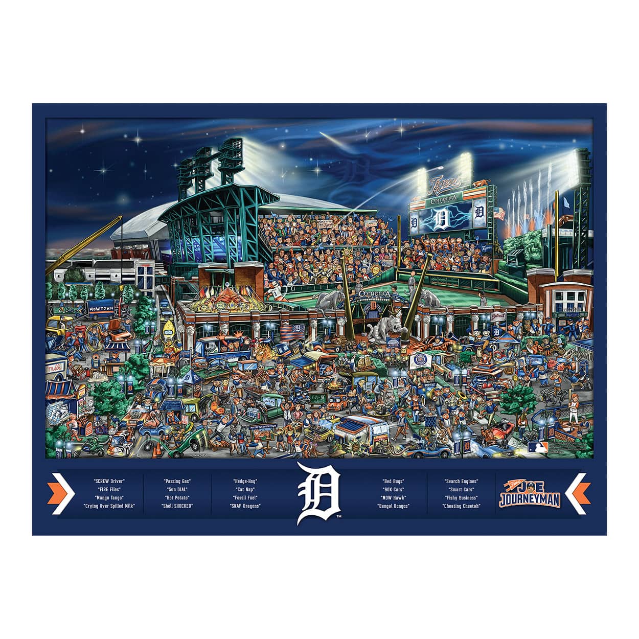 Detroit Tigers Joe Journeyman 500 Piece Puzzle