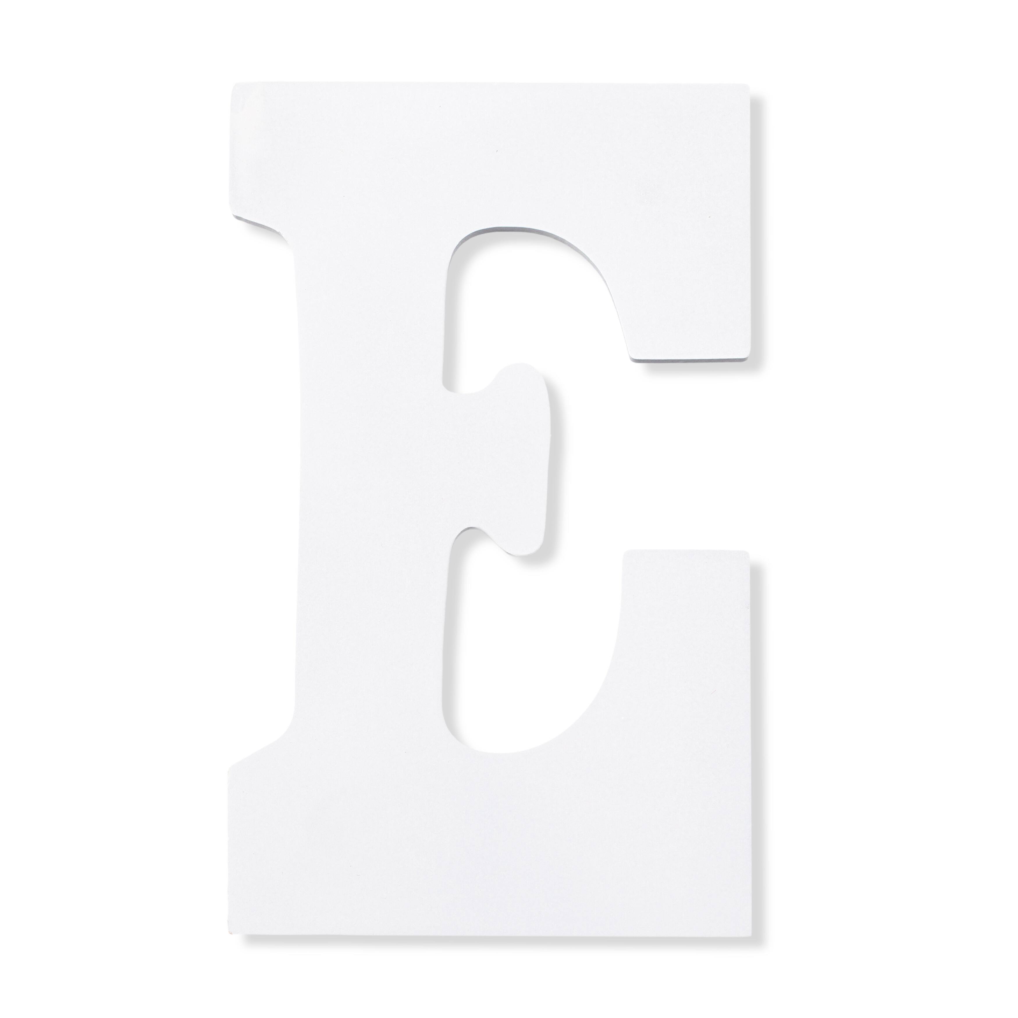 6 Pack: 9" White MDF Whimsy Letter by Make Market®