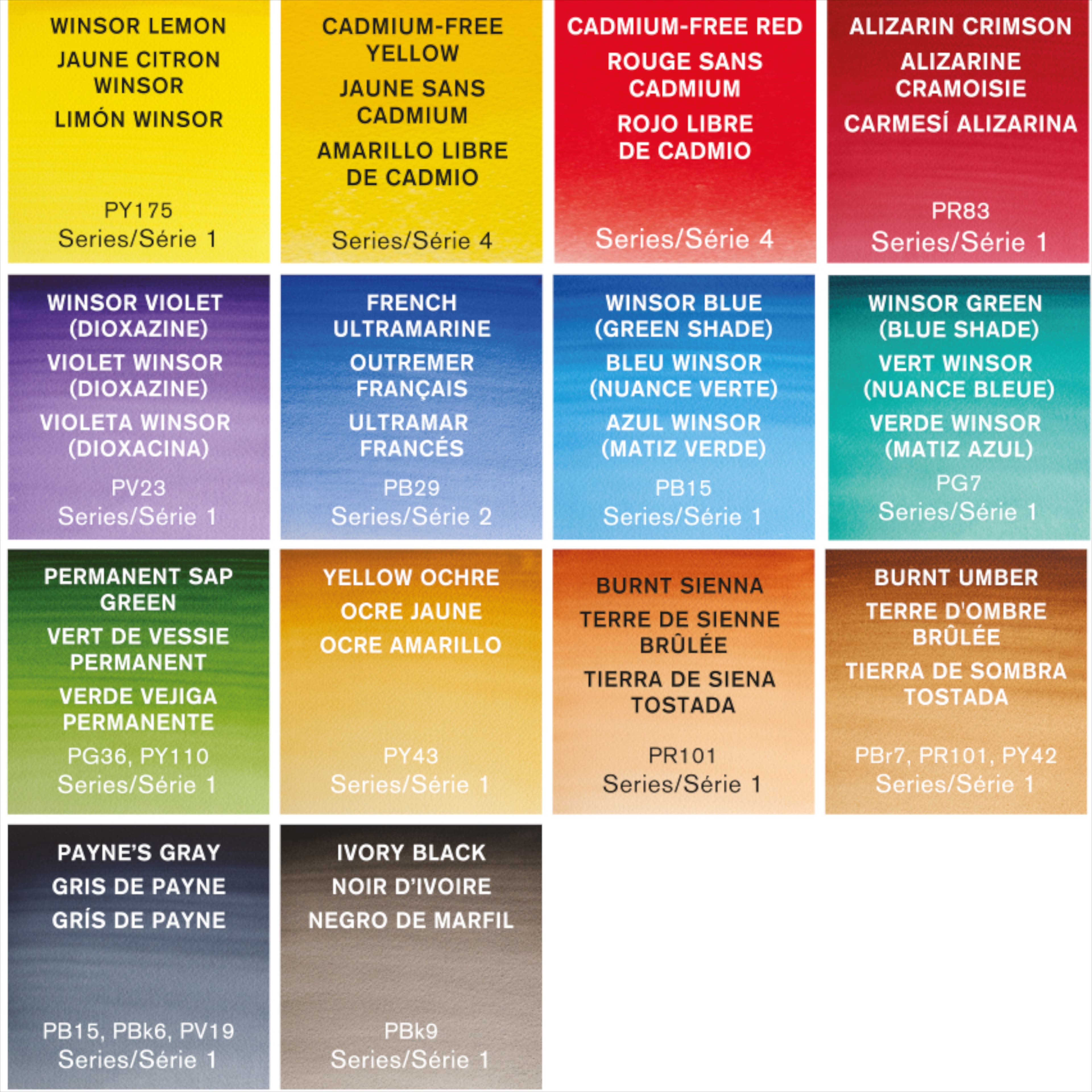 Winsor &#x26; Newton&#x2122; Professional Watercolour&#x2122; 14 Color Field Set