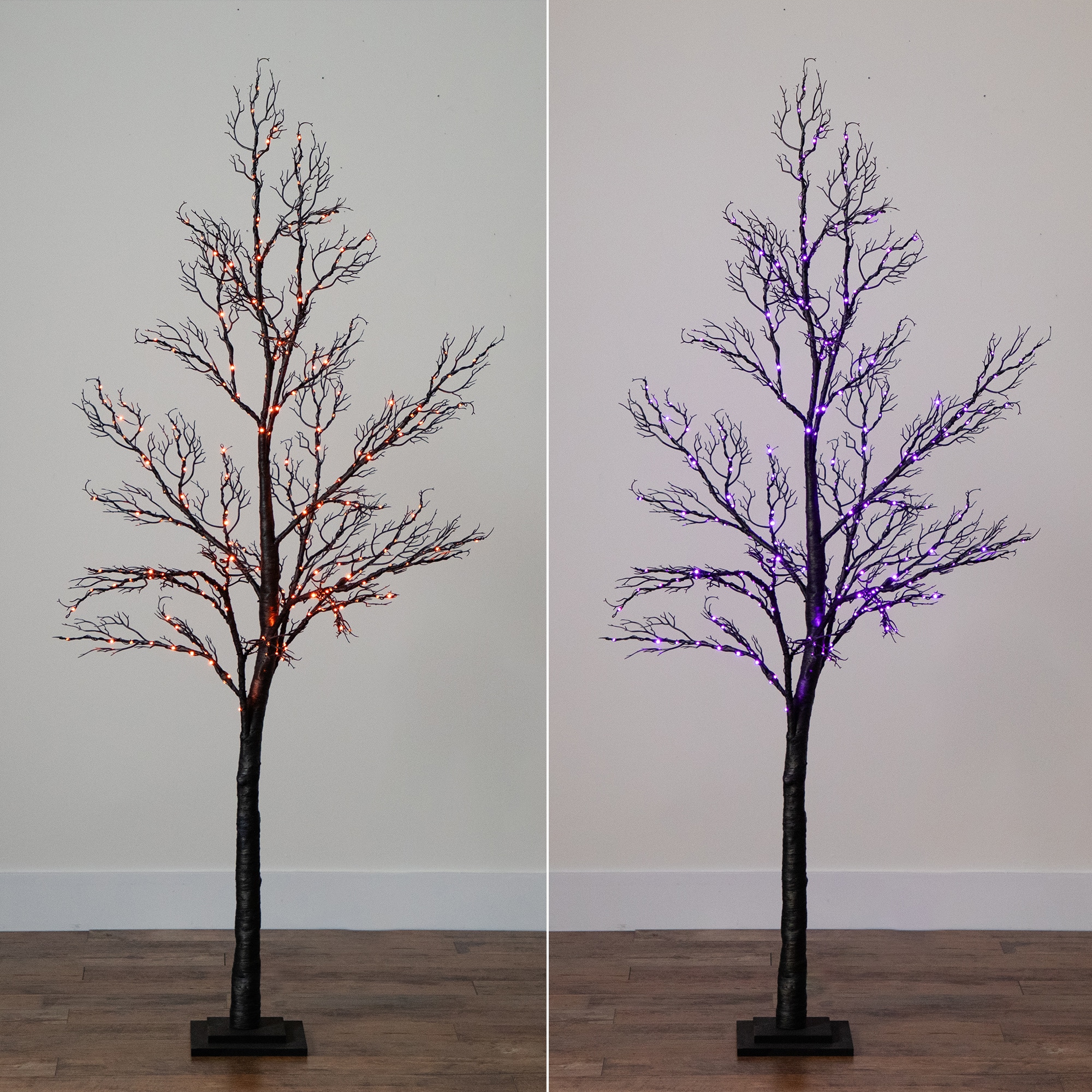 6ft. Pre-Lit Artificial Minimalist Twig Tree