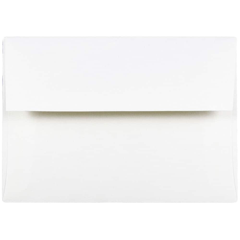 JAM Paper A2 Bright White Wove Strathmore Invitation Envelopes