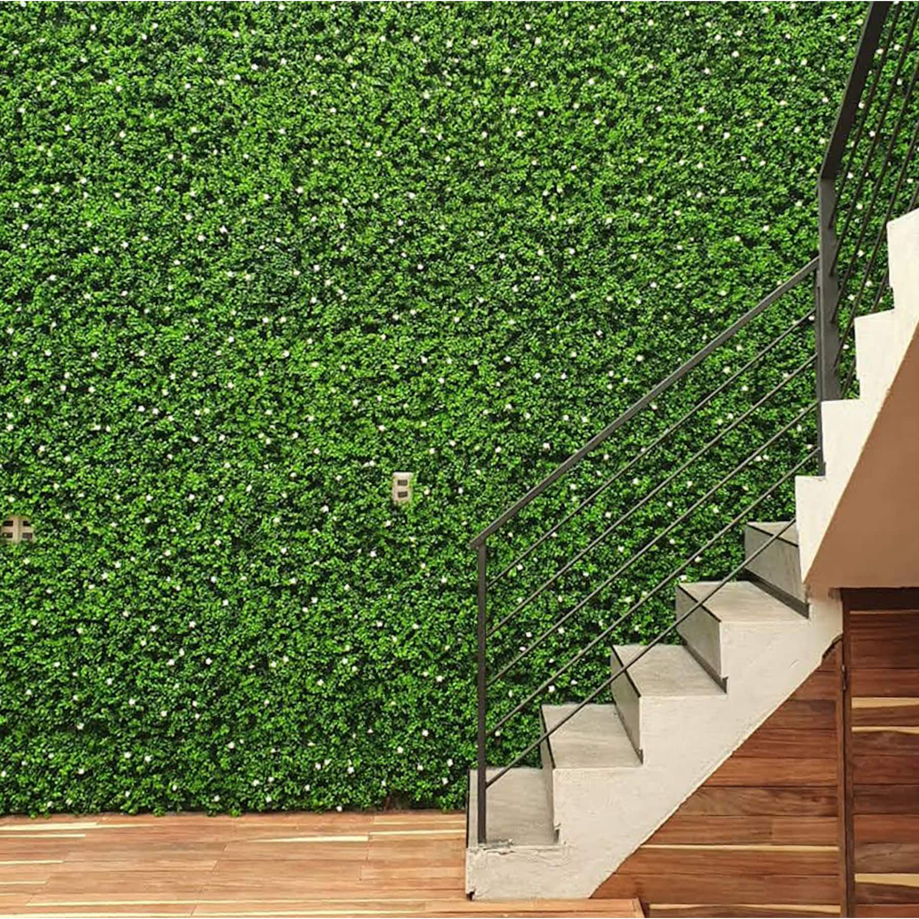 20&#x22; Tulum Style Plant Living Wall Panels, 4ct.