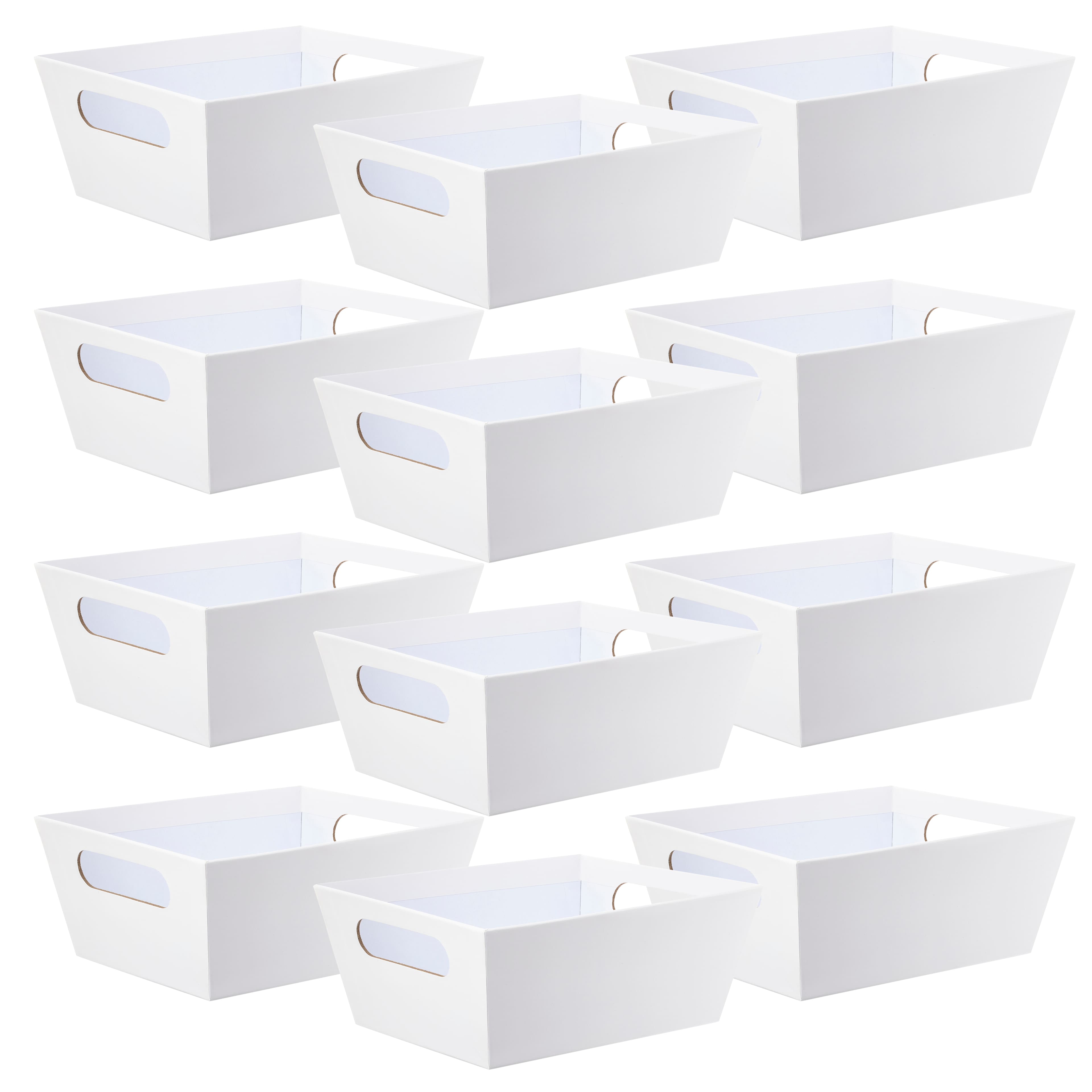 12 Pack: White Basket with Handles by Celebrate It®