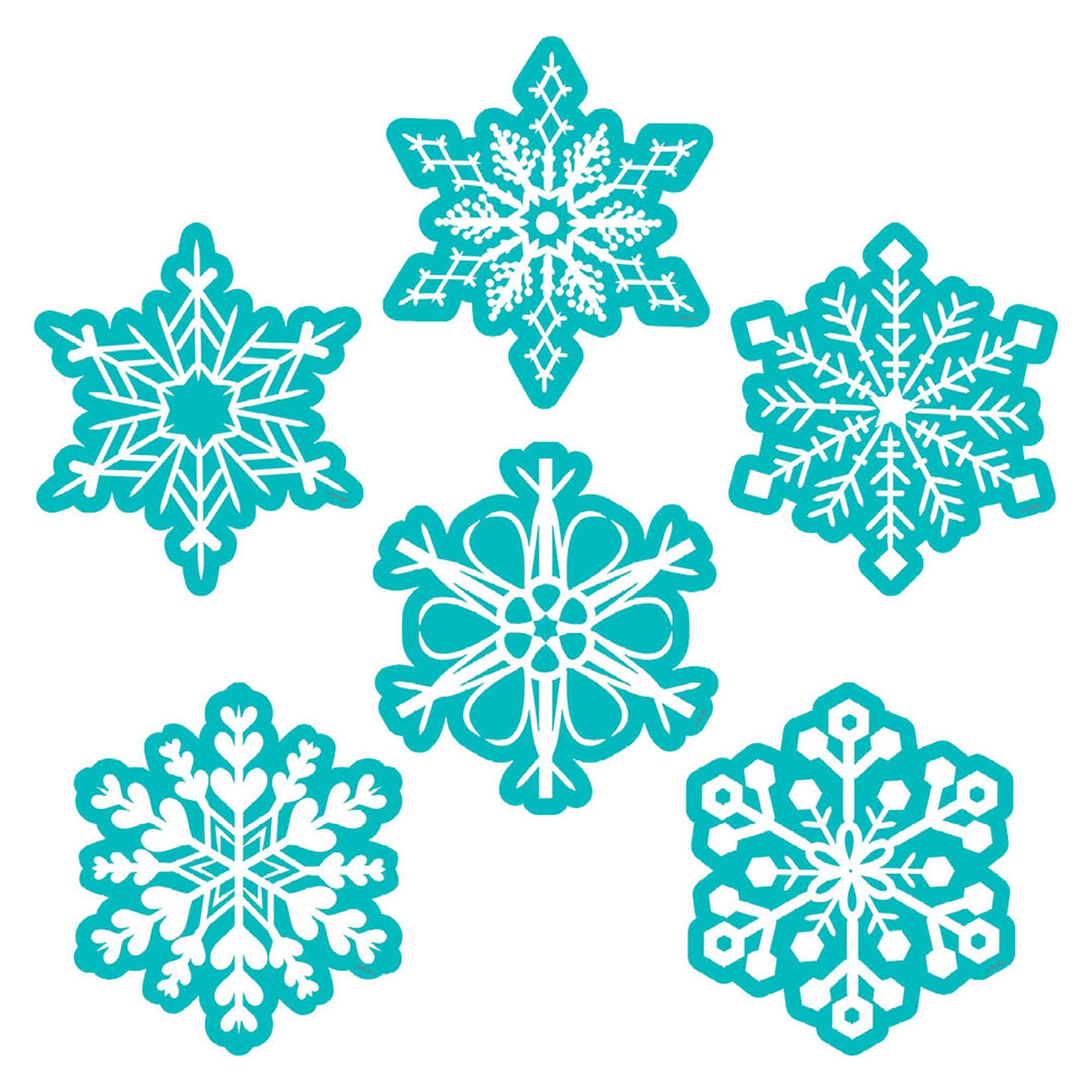 Creative Teaching Press® 6" Snowflakes Designer Cut-Outs, 3 Packs of 36