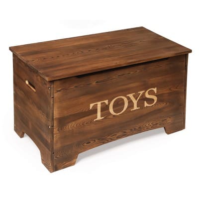 Badger Basket Caramel Brown Solid Wood Rustic Toy Box | Michaels