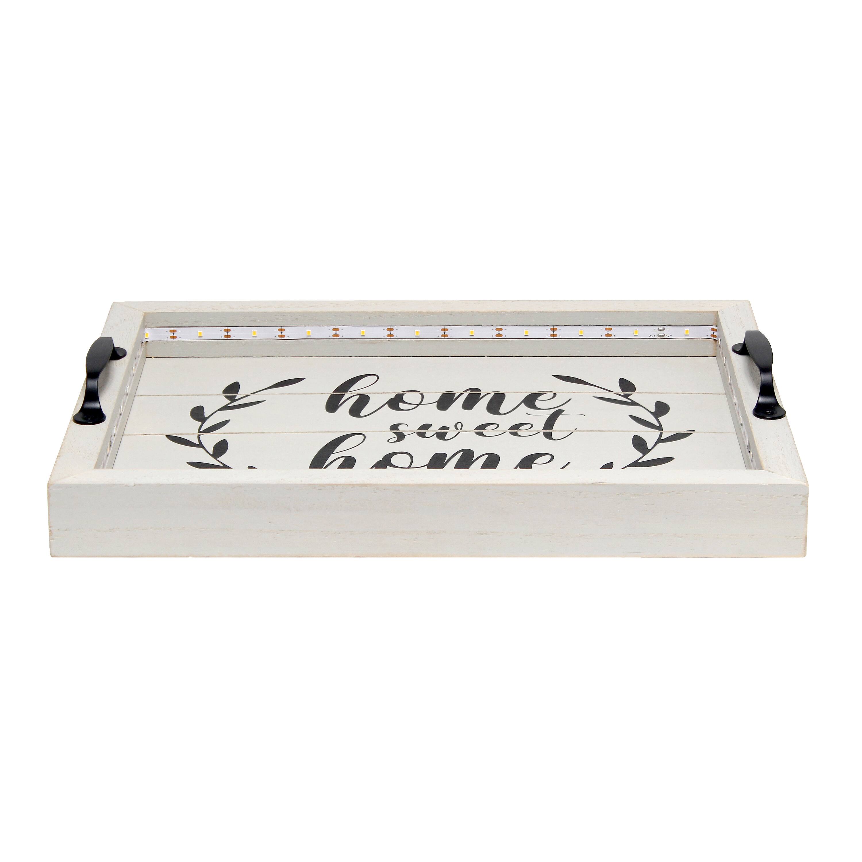 Elegant Designs 15.5" LED Serving Tray