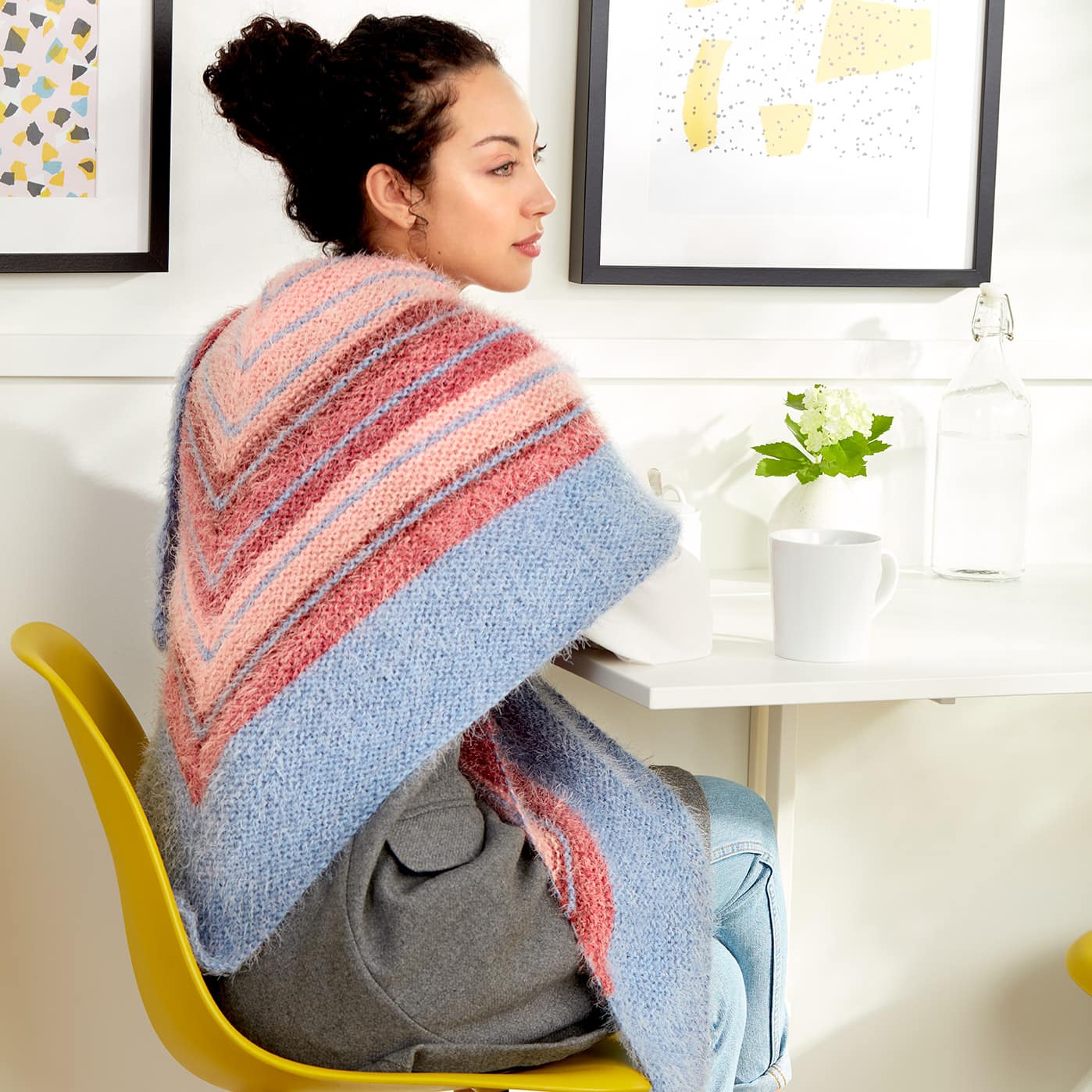 Caron Latte Cakes Misty Chevron Knit ShawlCurrent Status Complete caron-latte-cakes-misty-chevron-knit-shawlcurrent-status-complete