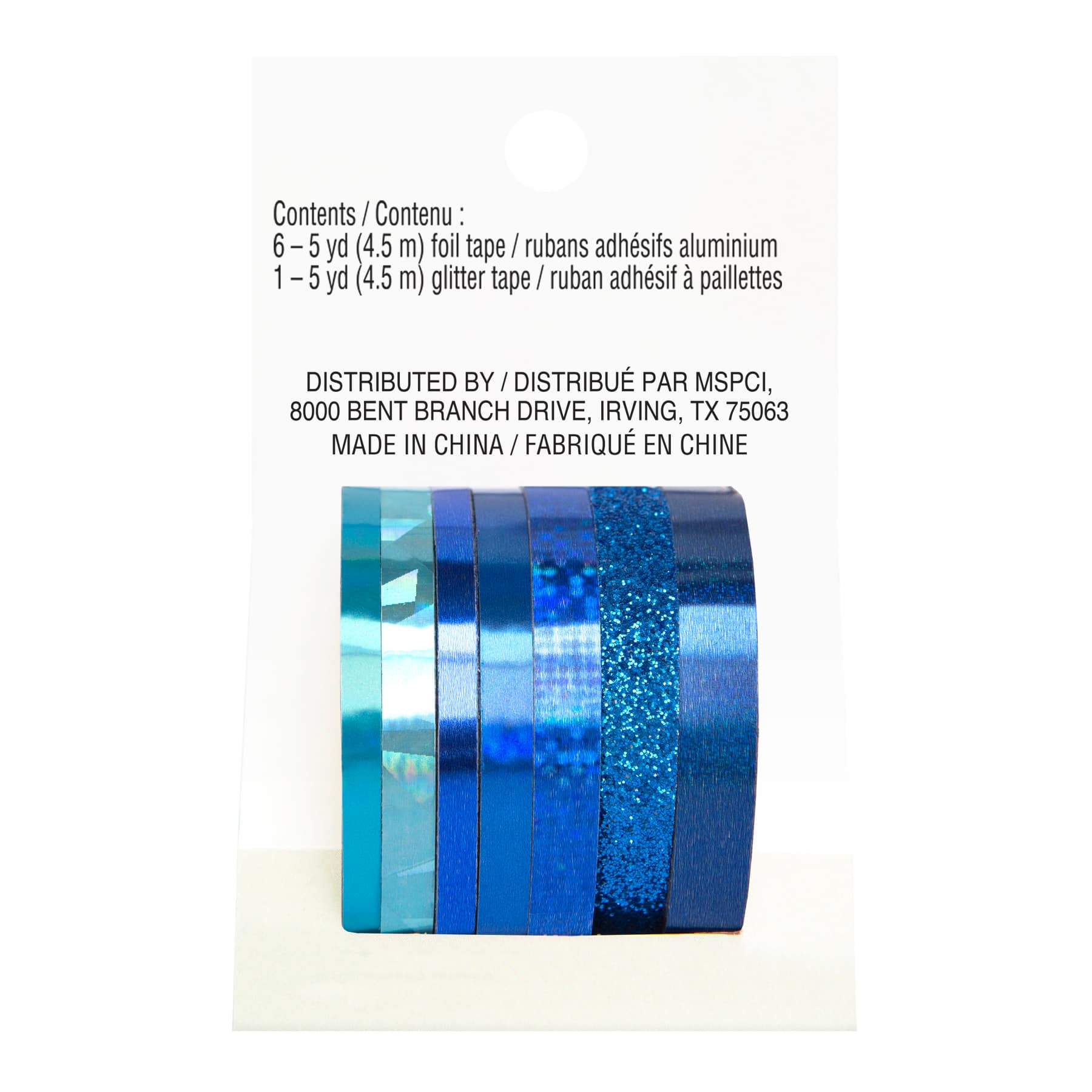 12 Packs: 7 ct. (84 total) Blue Foil & Glitter Crafting Washi Tapes by Recollections™