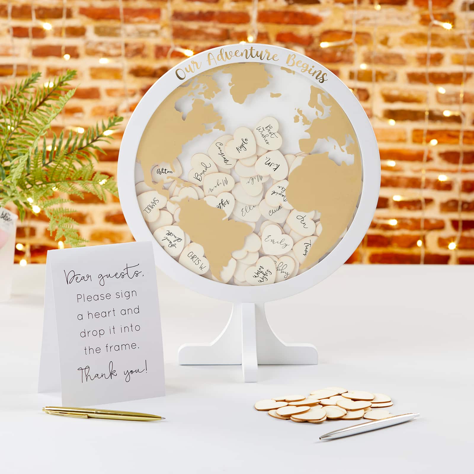 Kate Aspen® Globe Wedding Guest Book Alternative
