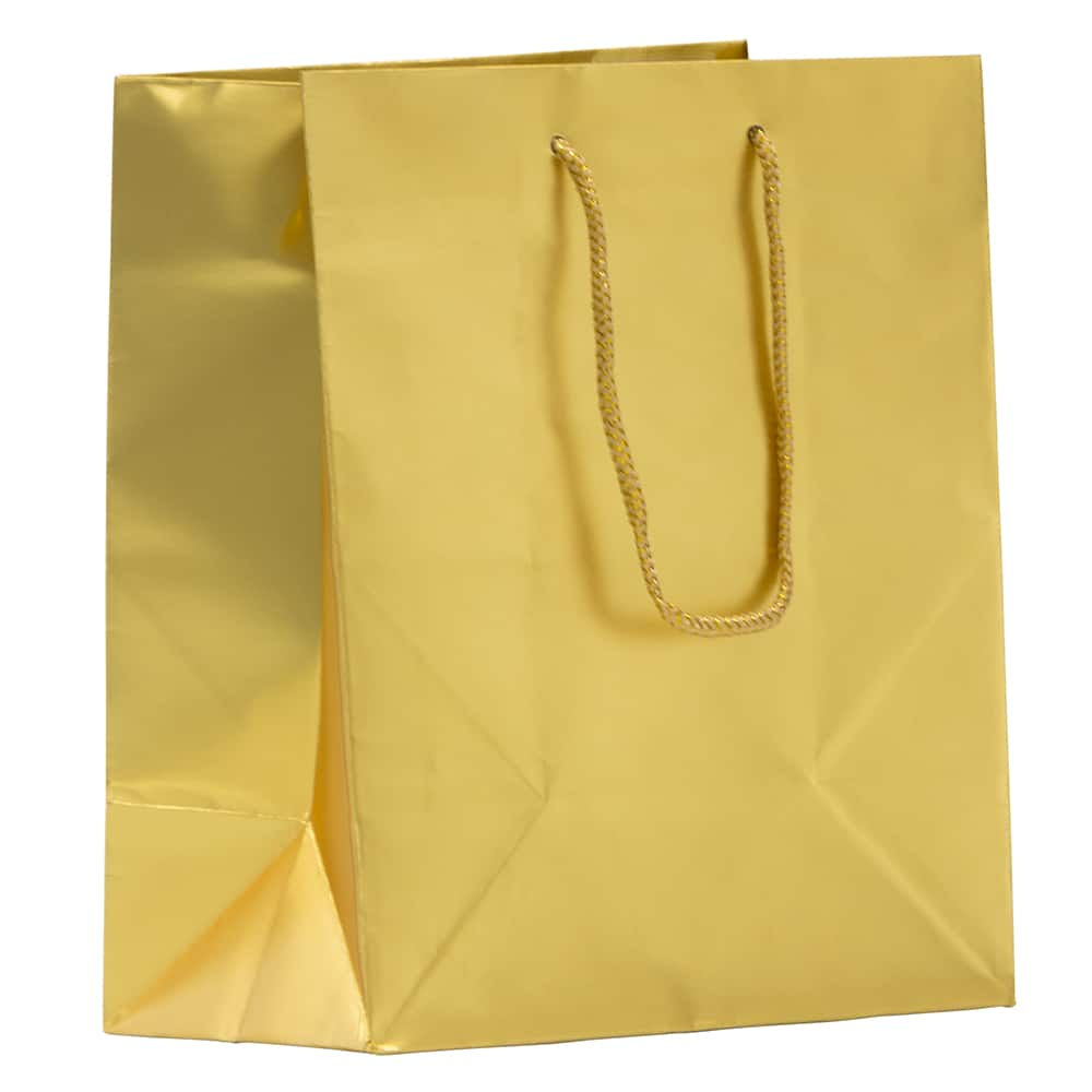 JAM Paper Medium Gold Foil Gift Bags, 100ct. | Michaels