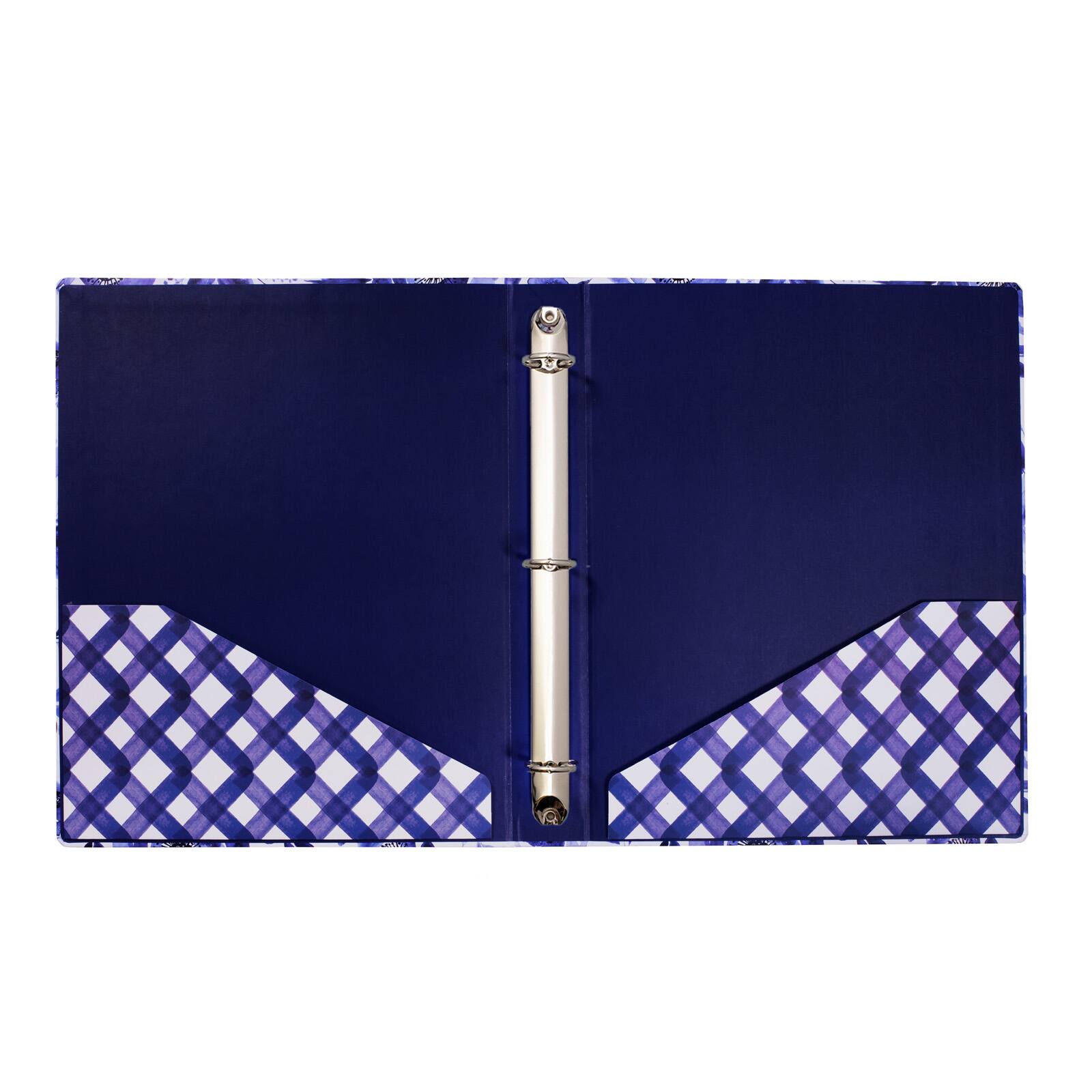 Steel Mill & Co.® Blue Watercolor Three Ring Binder Binders Michaels