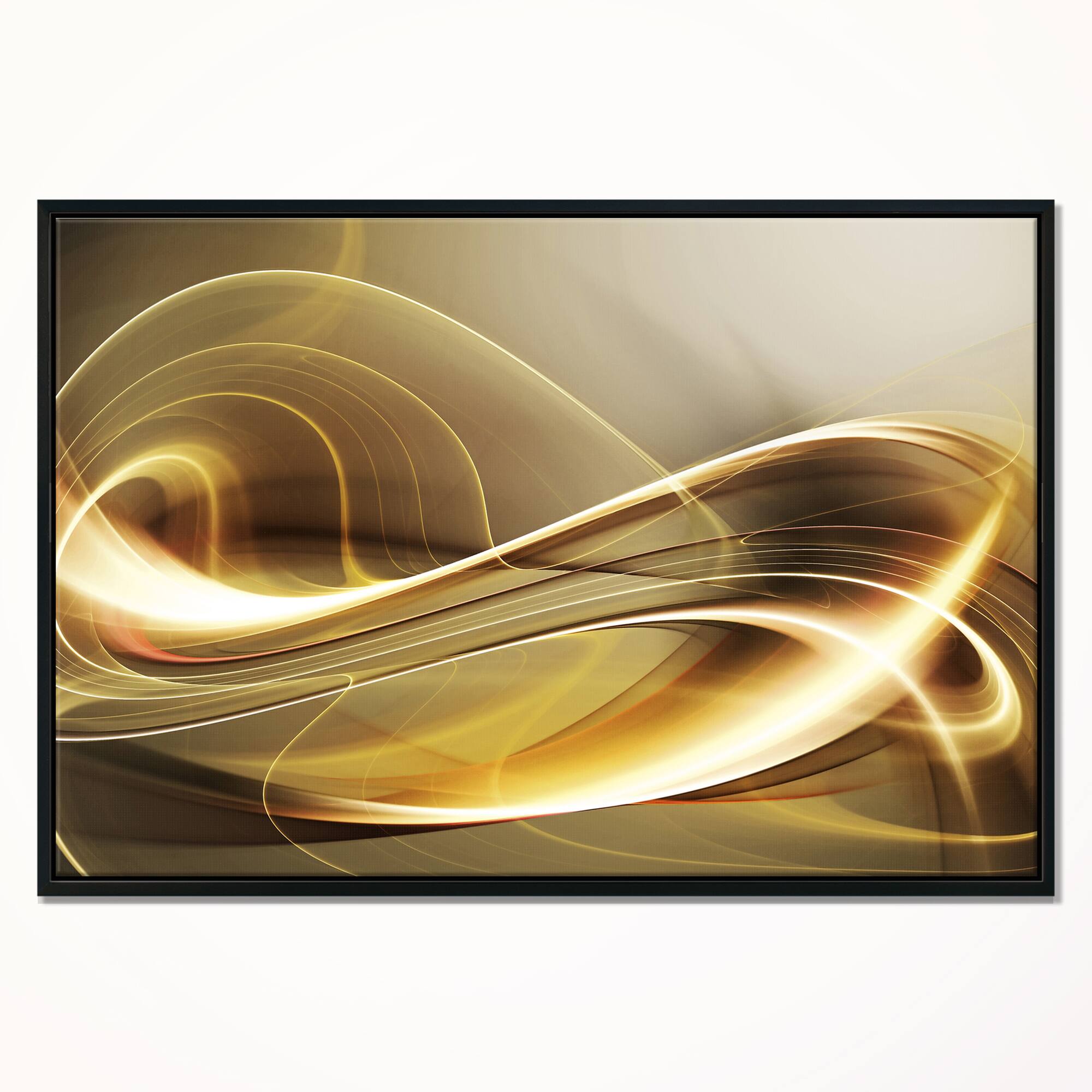 Designart - Elegant Modern Sofa - Large Abstract Framed Canvas Art