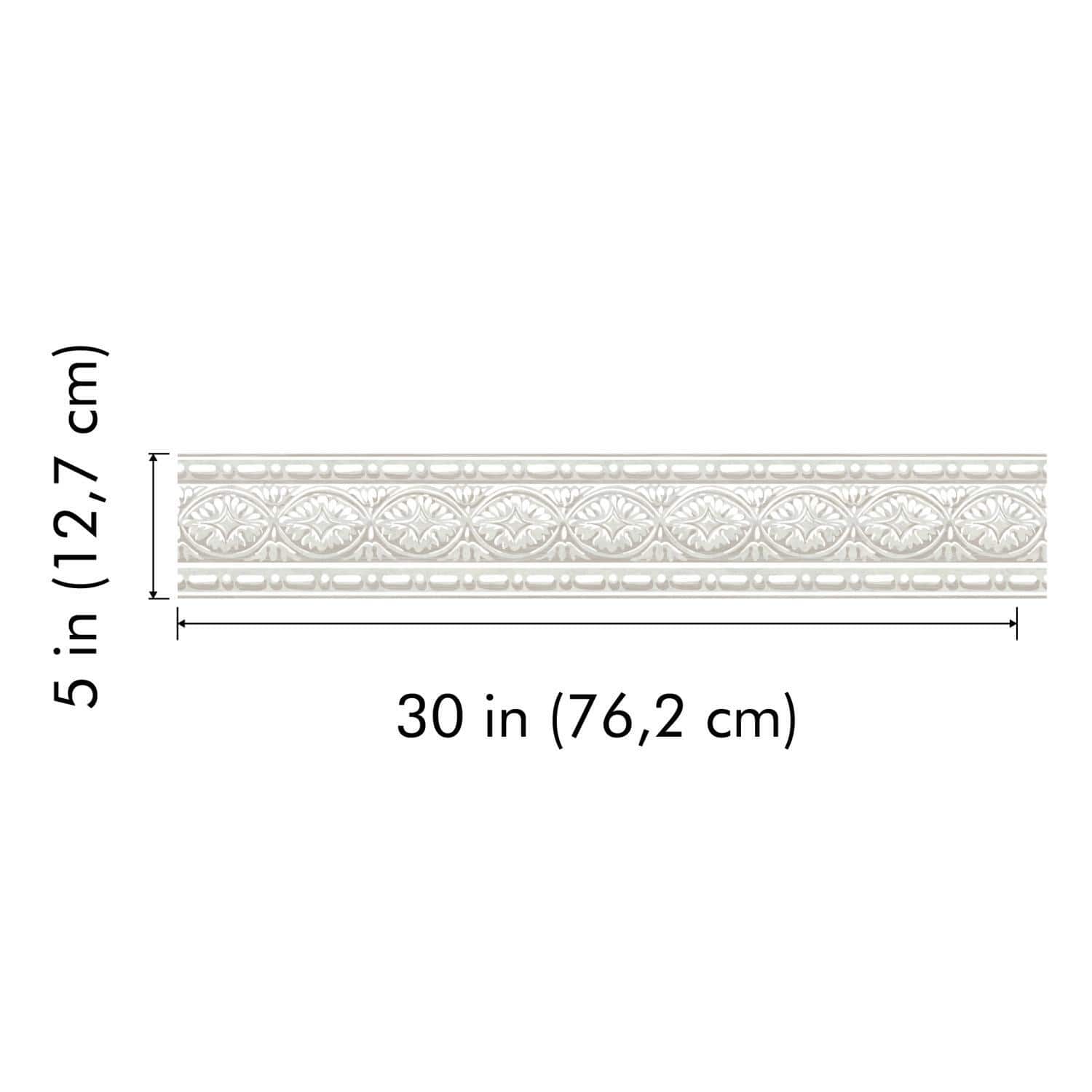 RoomMates Sculpted Architectural Peel & Stick Border