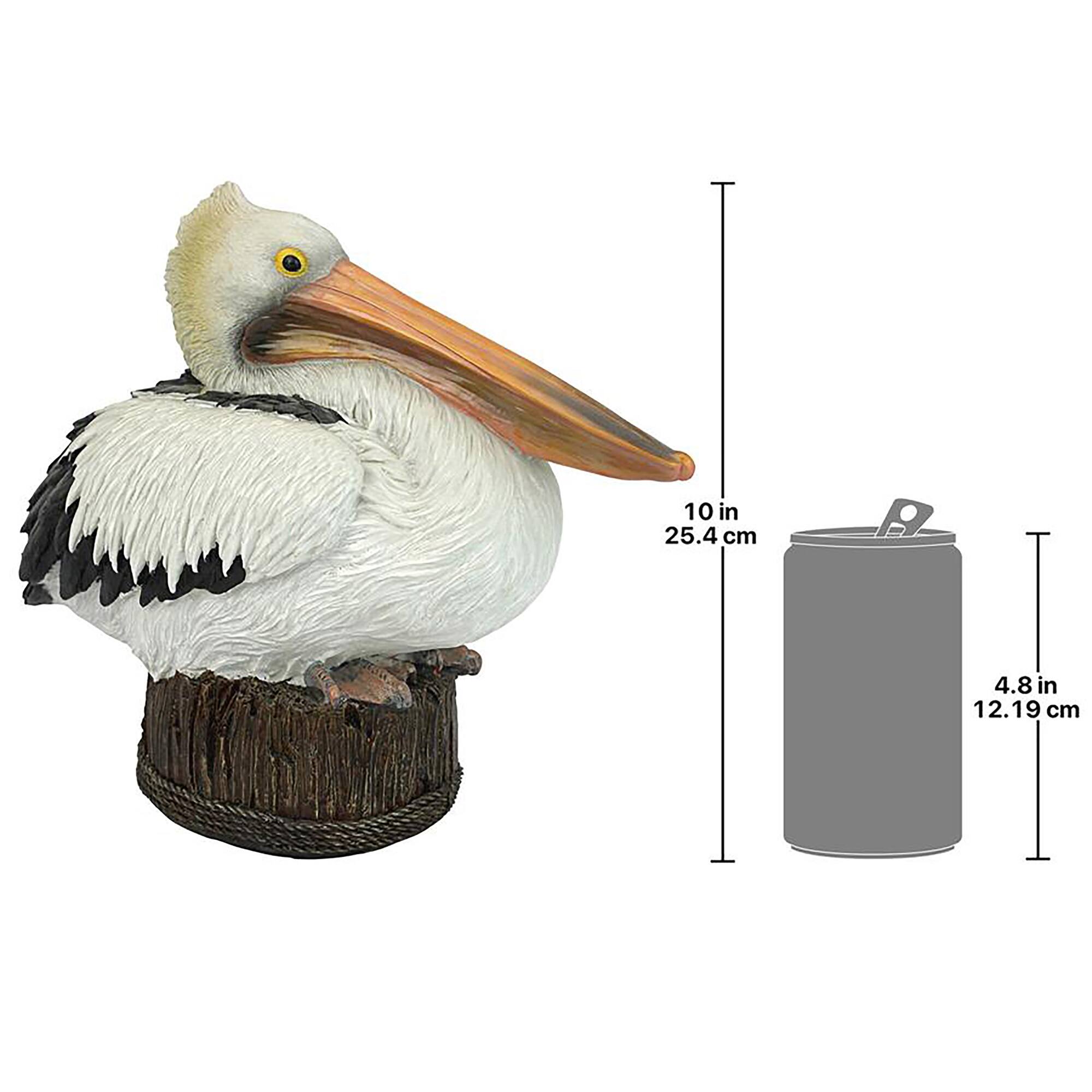 Design Toscano 12" Dock of the Bay Pelican Statue