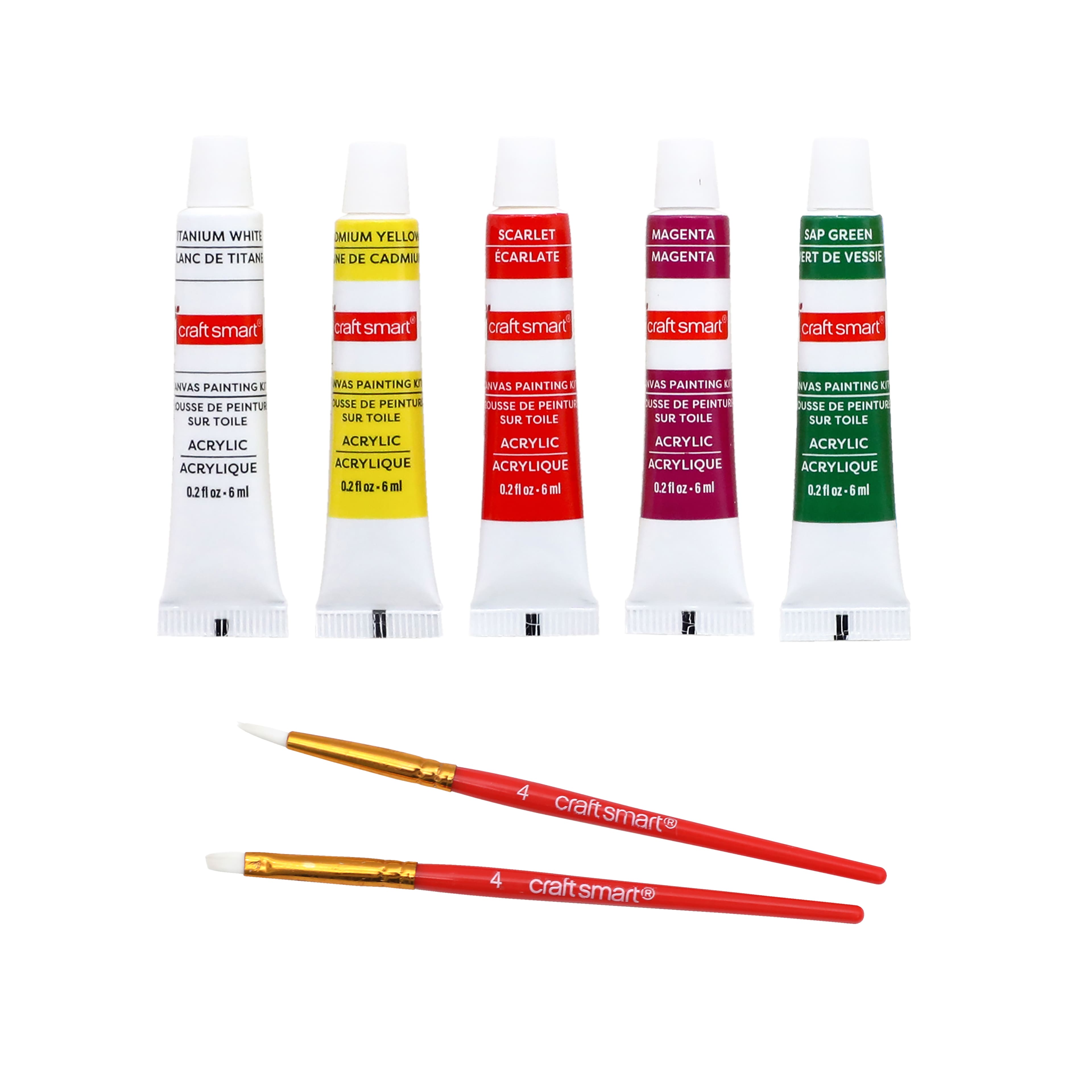 5&#x22; x 5&#x22; Christmas Tree Canvas Painting Kit by Artist&#x27;s Loft&#x2122;