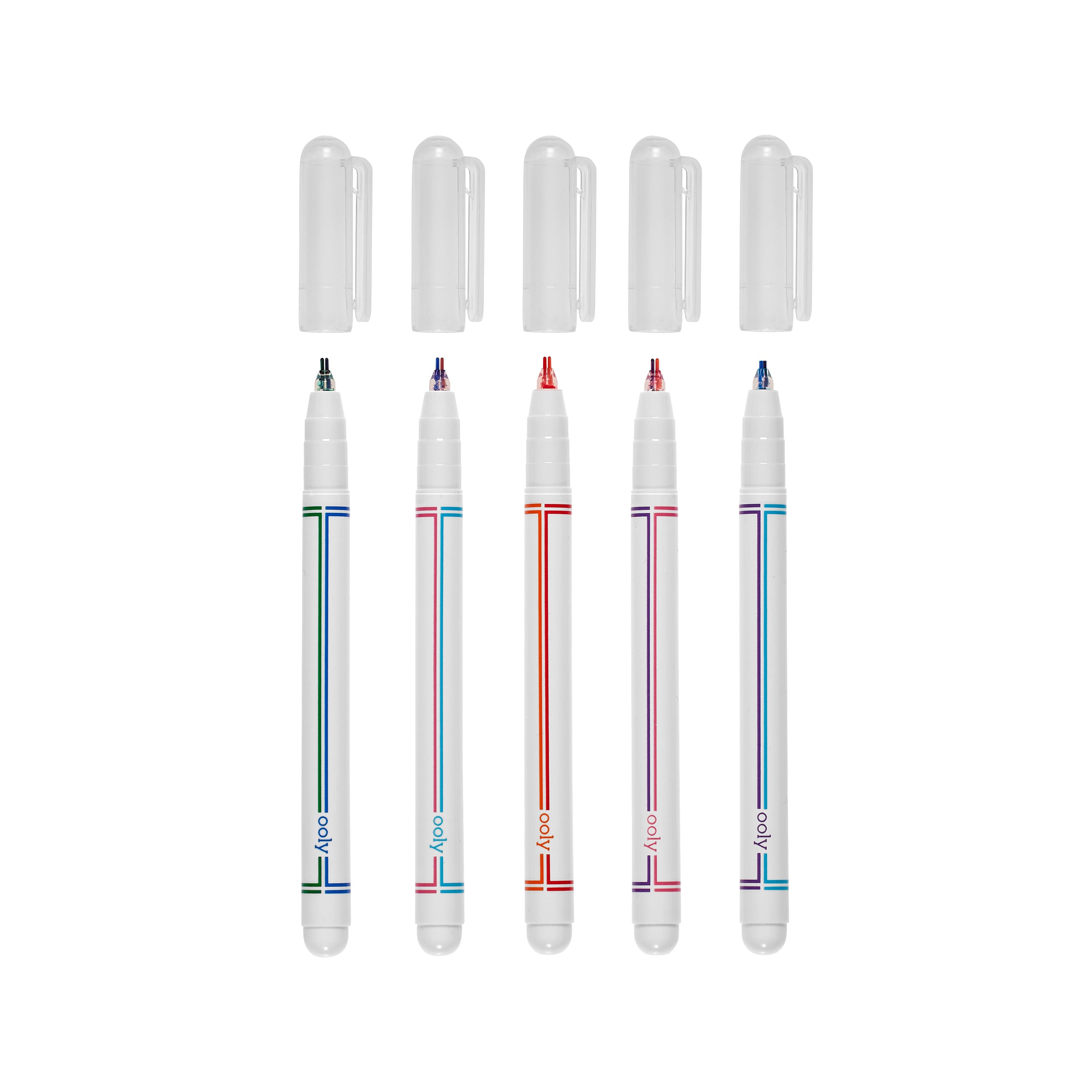 OOLY Seeing Double Fine Felt Double Tip Markers Set