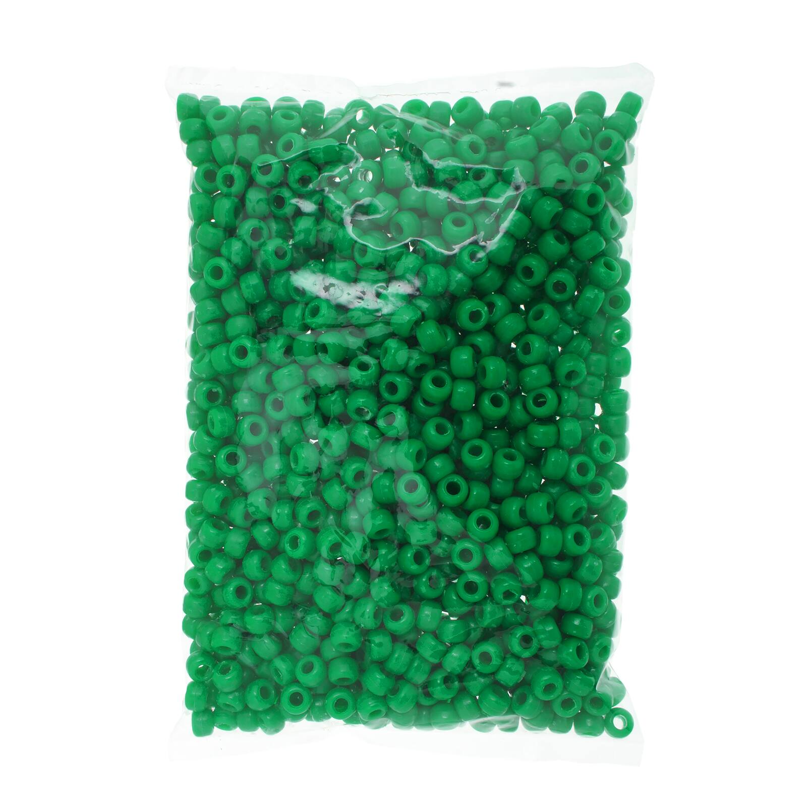 John Bead 9mm Opaque Plastic Pony Beads, 1,000ct.