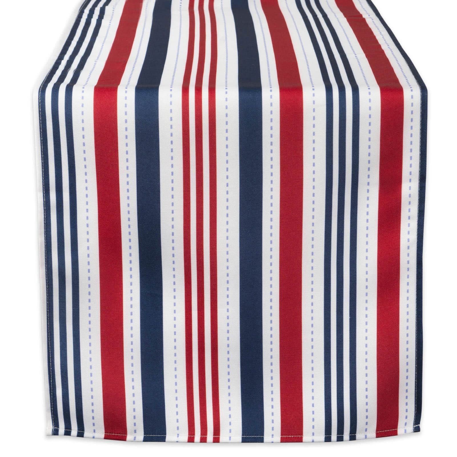 DII® 72" Patriotic Stripe Outdoor Table Runner