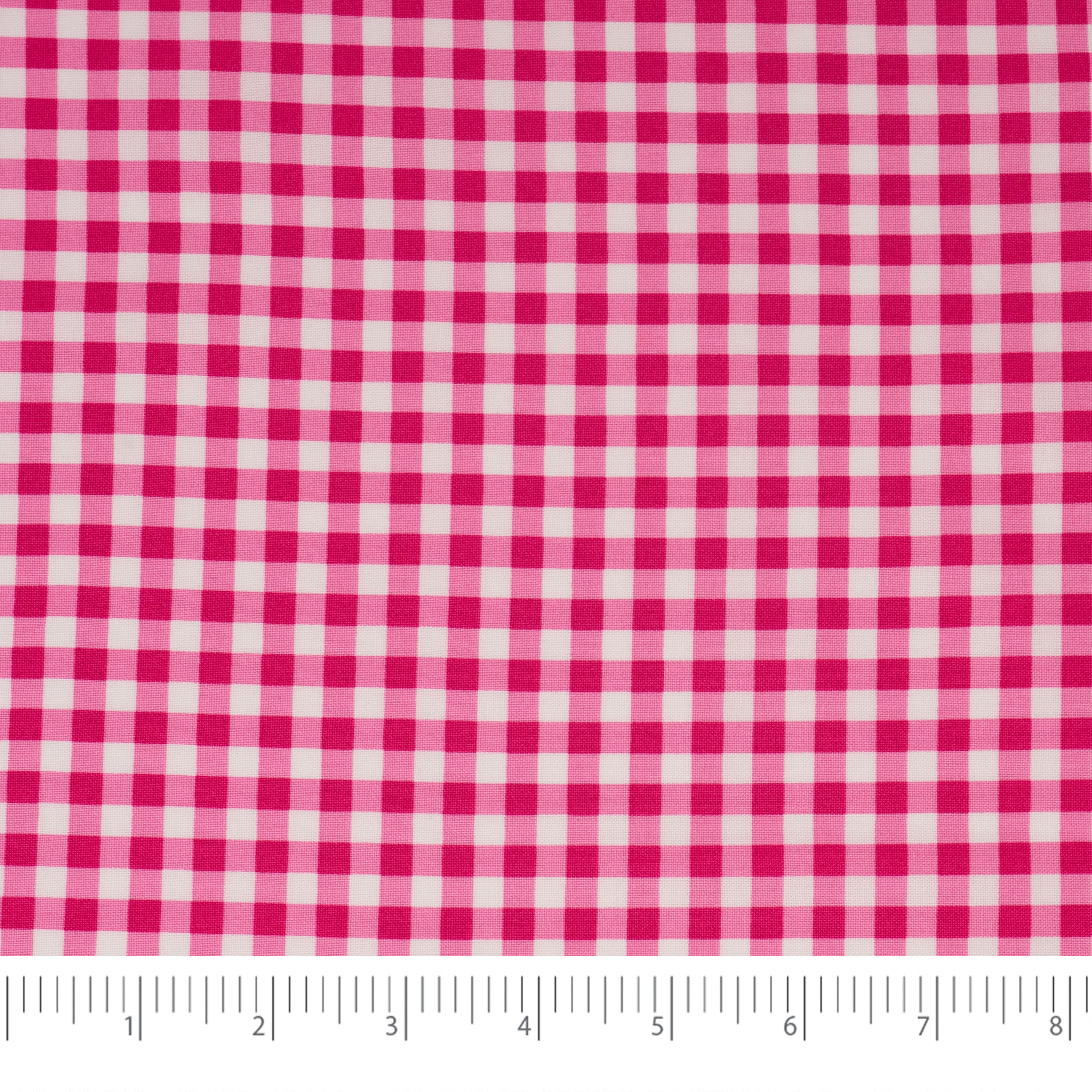 SINGER Red Gingham Cotton Fabric