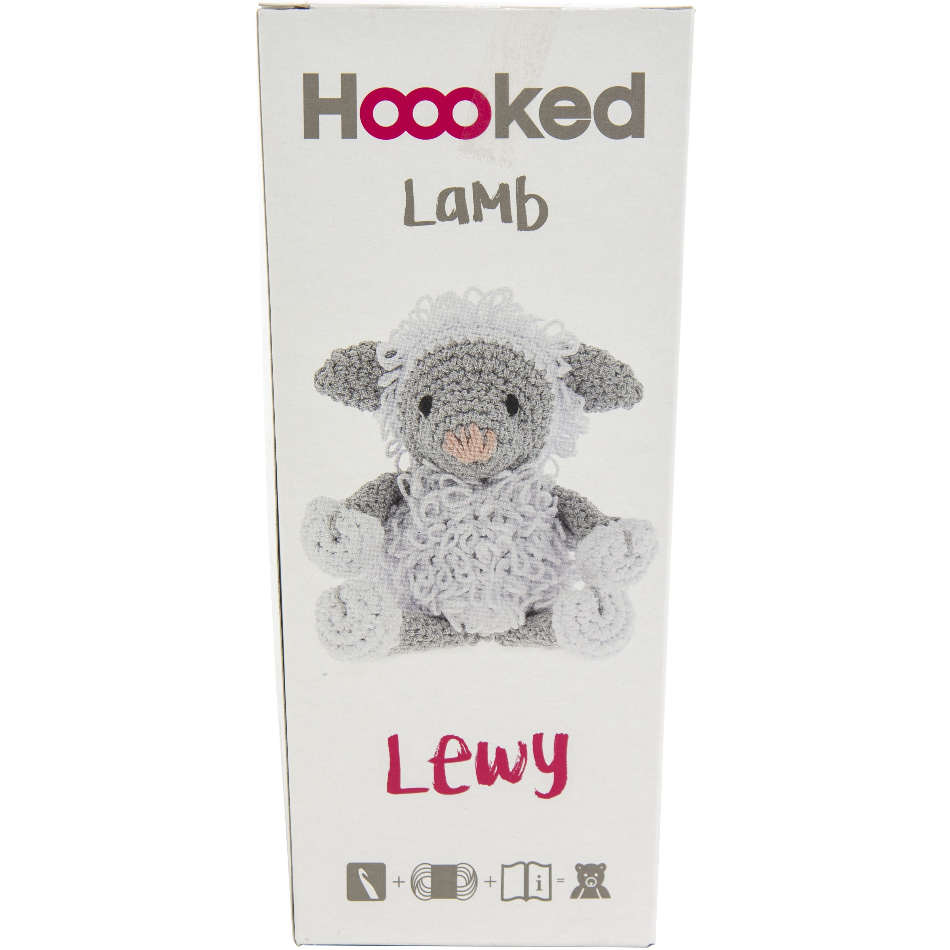 Hoooked Lewy the Lamb DIY Crochet Kit