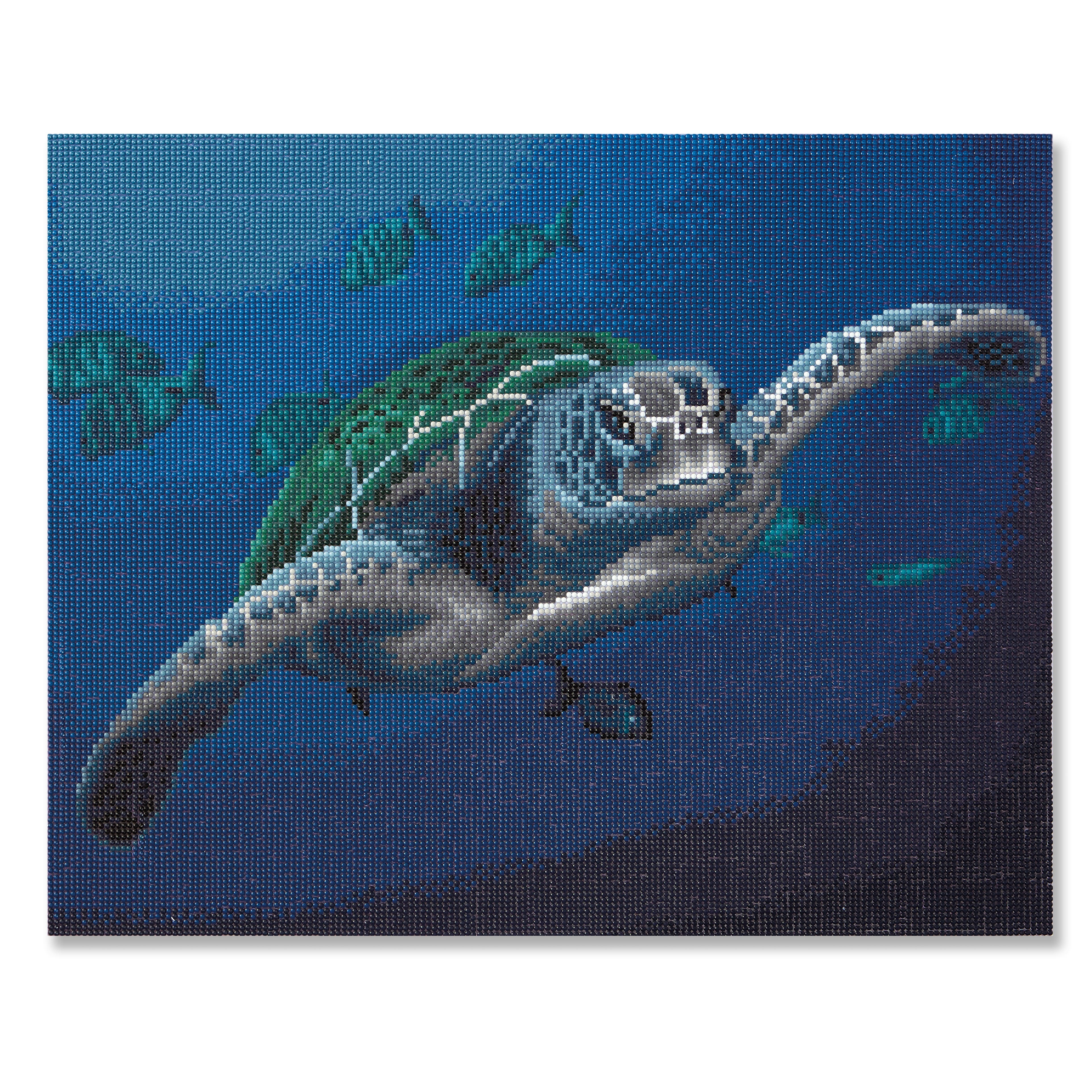 Diamond Painting Watercolor Baby Turtle – Diamonds Wizard