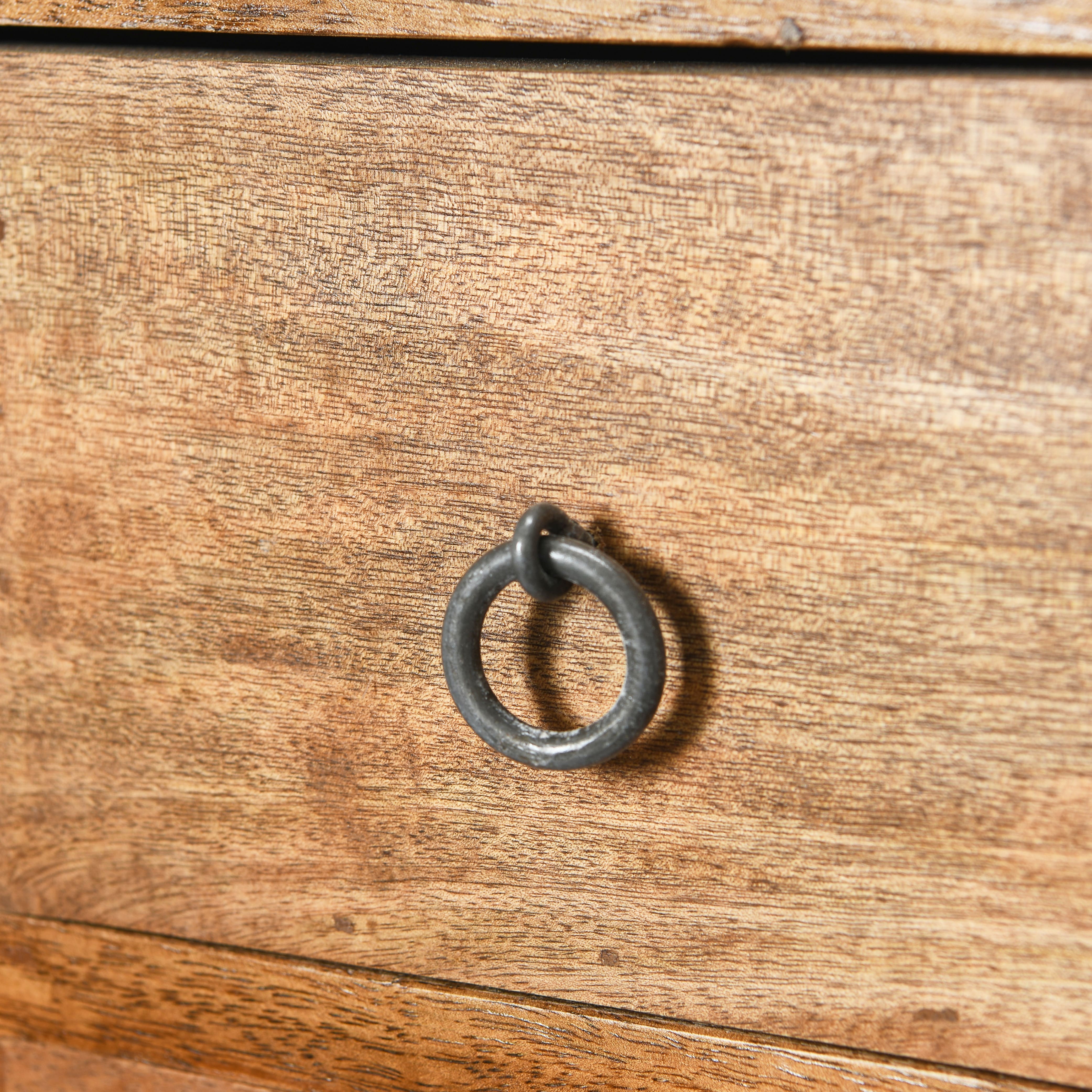 2.6ft. Vintage Reclaimed Wood Apothecary Chest