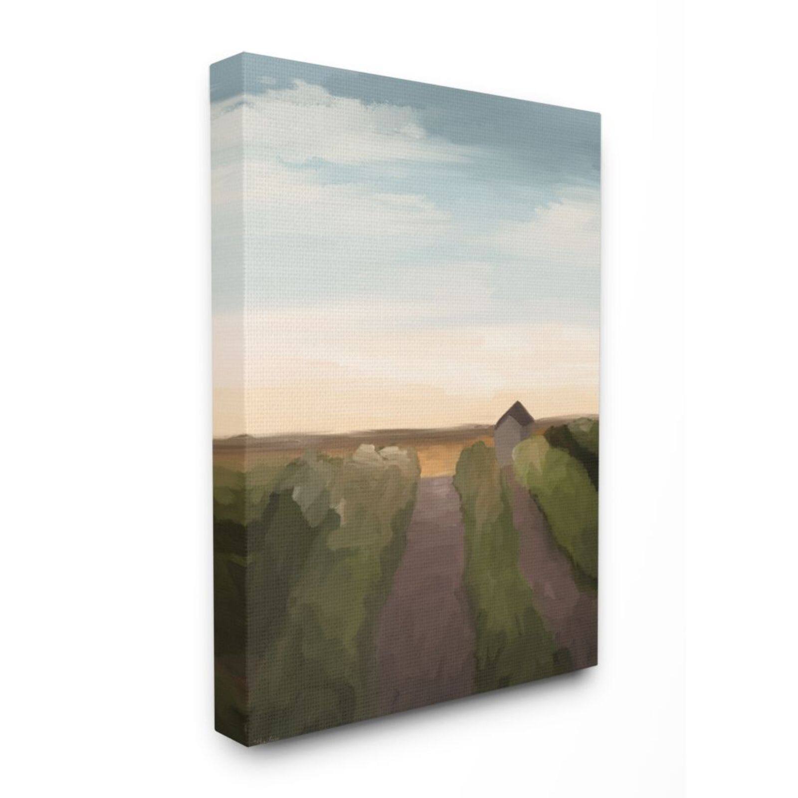 Stupell Industries Vineyard Landscape Wall Art
