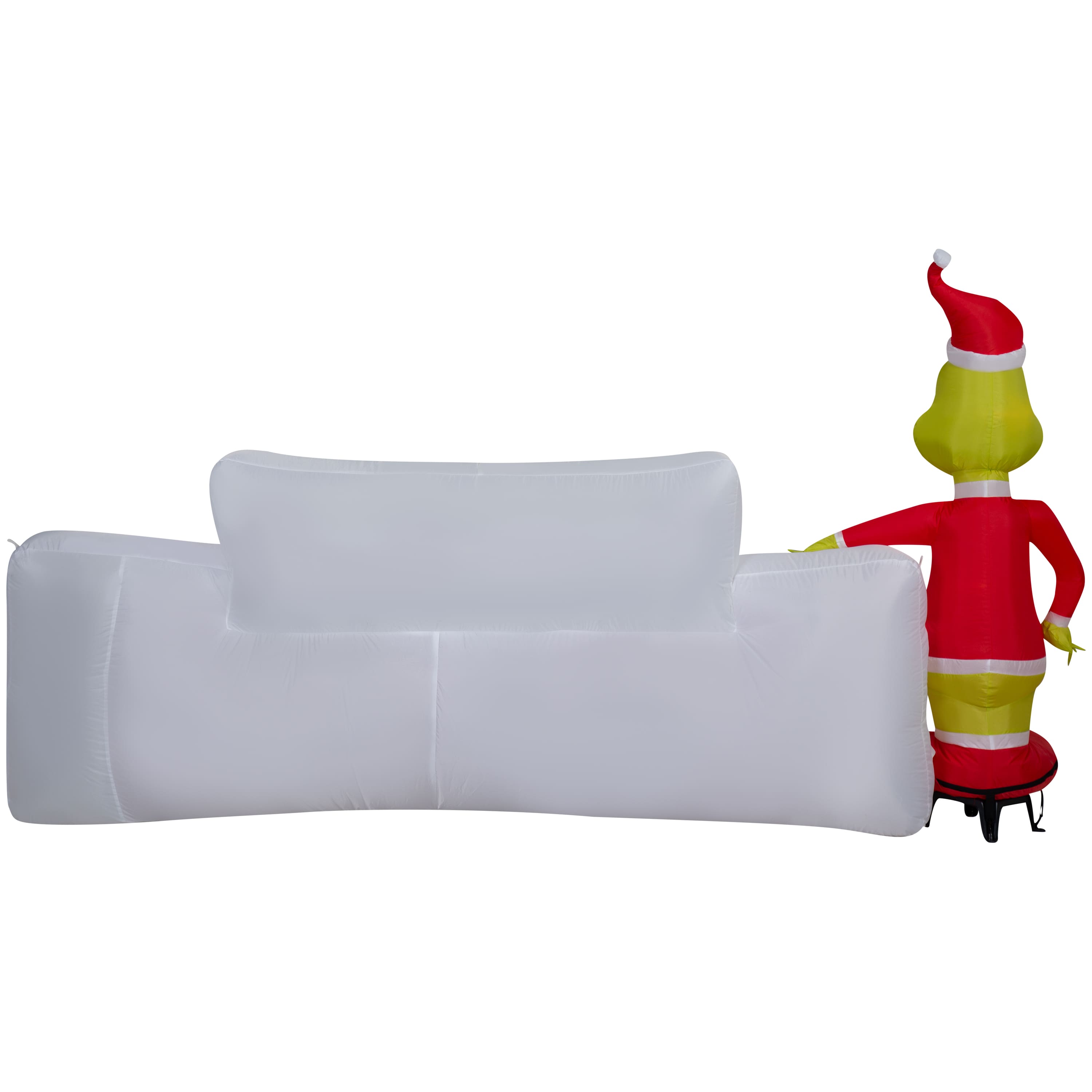 9ft. Airblown&#xAE; Inflatable Christmas Grinch with Merry Grinchmas Sign