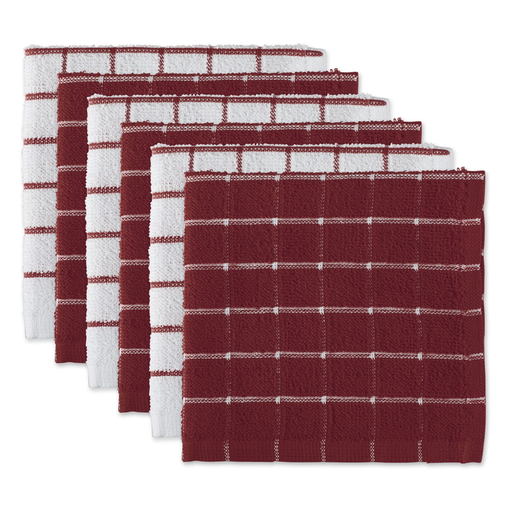 DII® Wine Combo Windowpane Dishcloth (Set of 6)