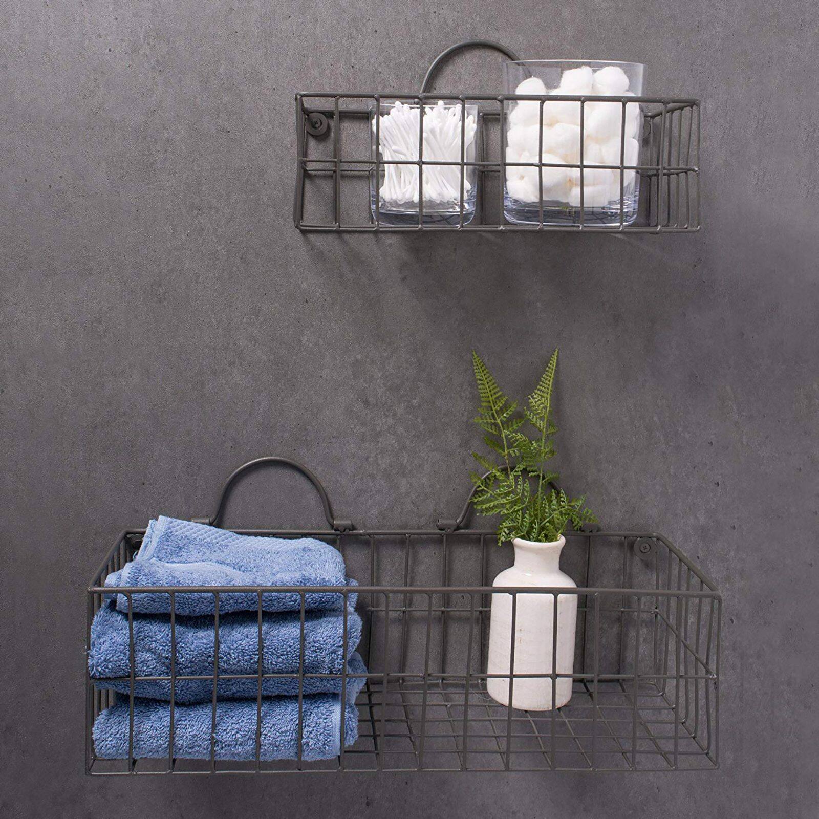 DII&#xAE; Medium Wire Wall Baskets, 2ct.