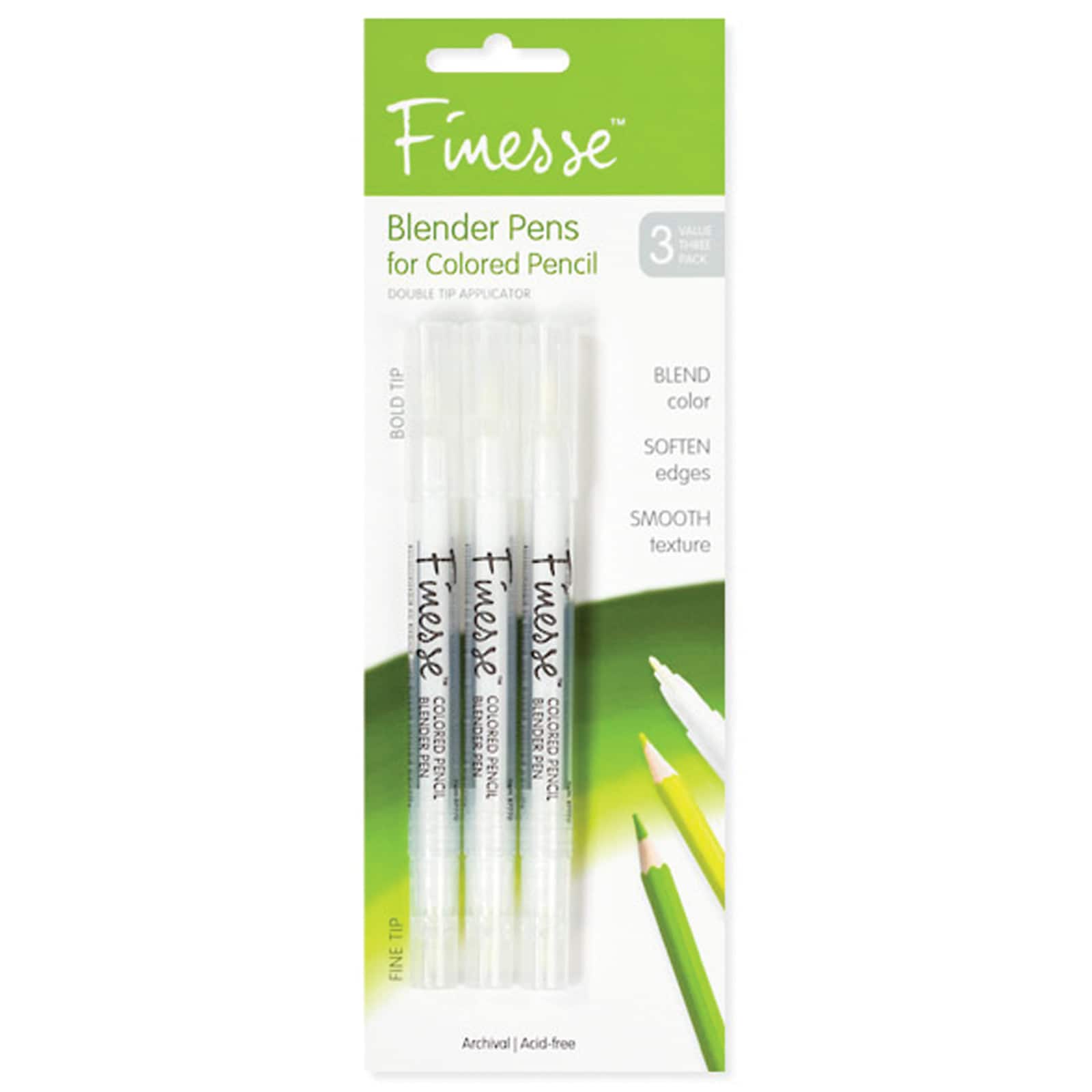 Buy Global Art Materials Finesse Colored Pencil Blender, 3-Pack