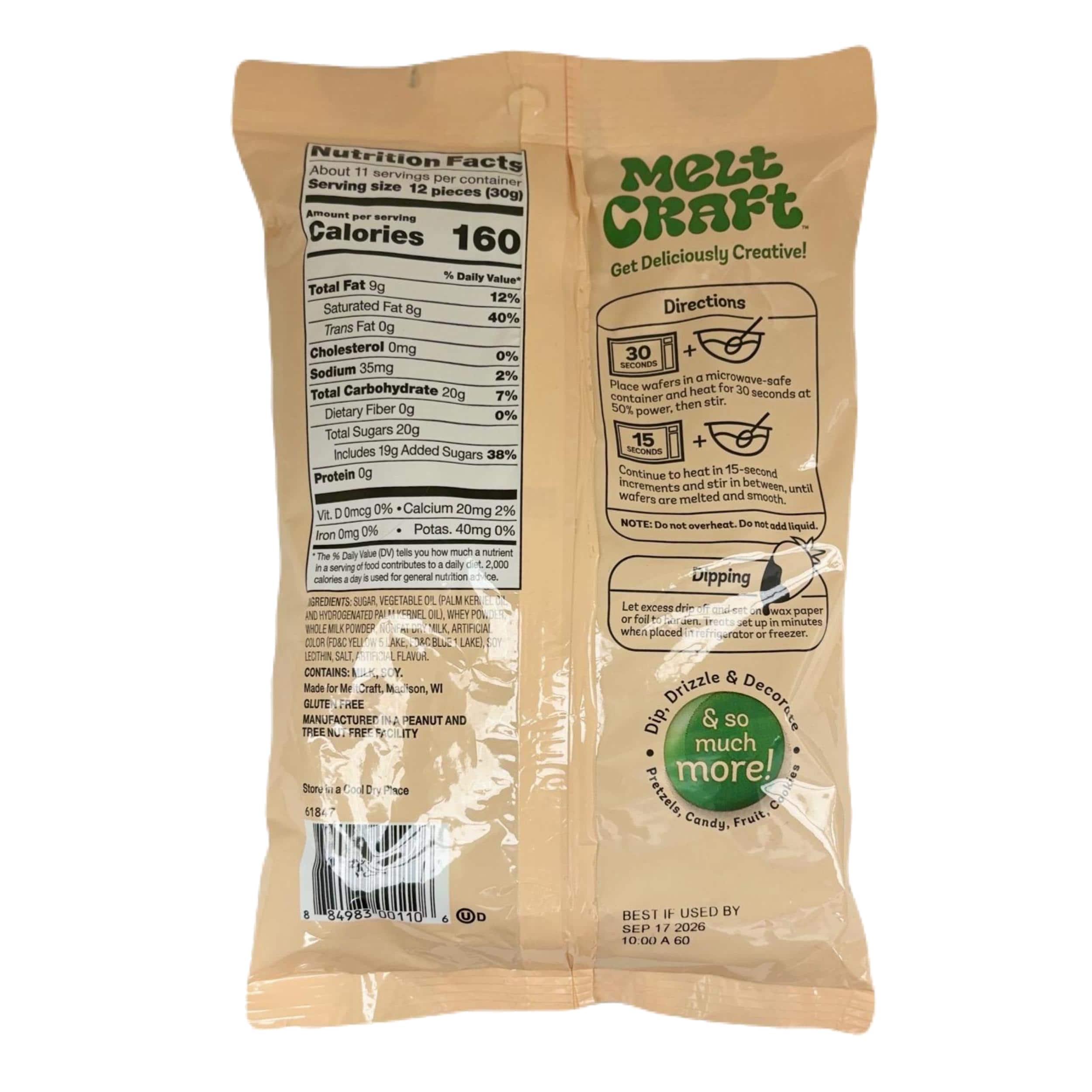 Melt Craft&#x2122; Vanilla Candy Wafers