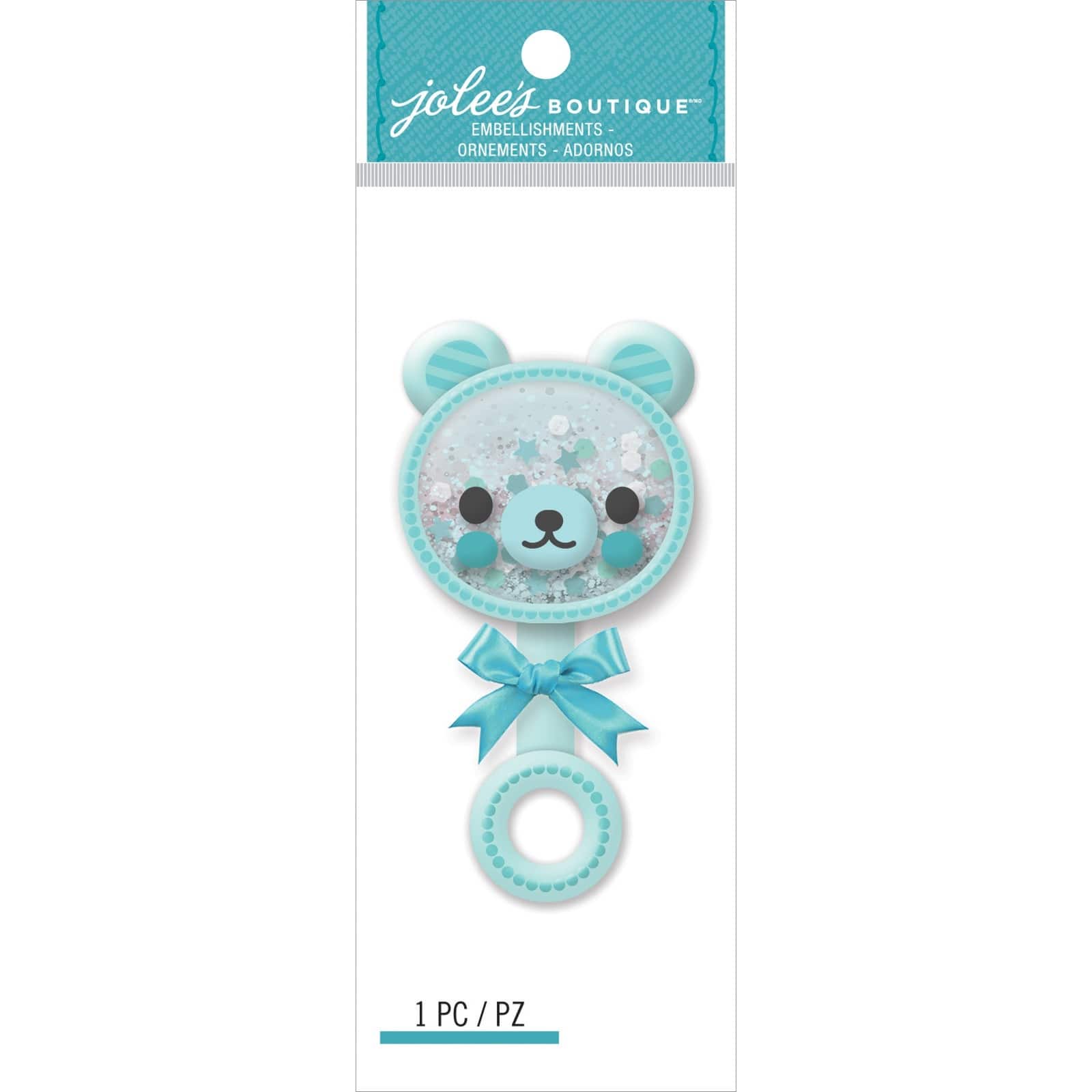 Jolee's Boutique® Baby Boy Rattle Embellishment