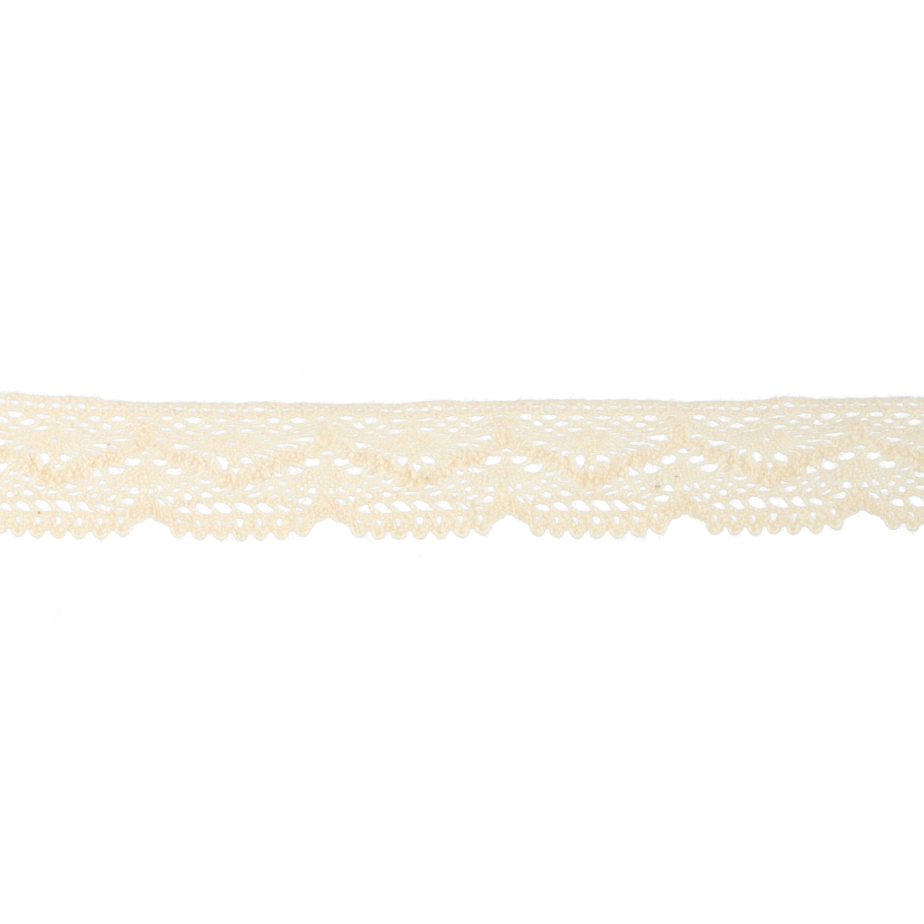 0.75&#x22; Ivory Scalloped Lace Trim by Celebrate It&#xAE;